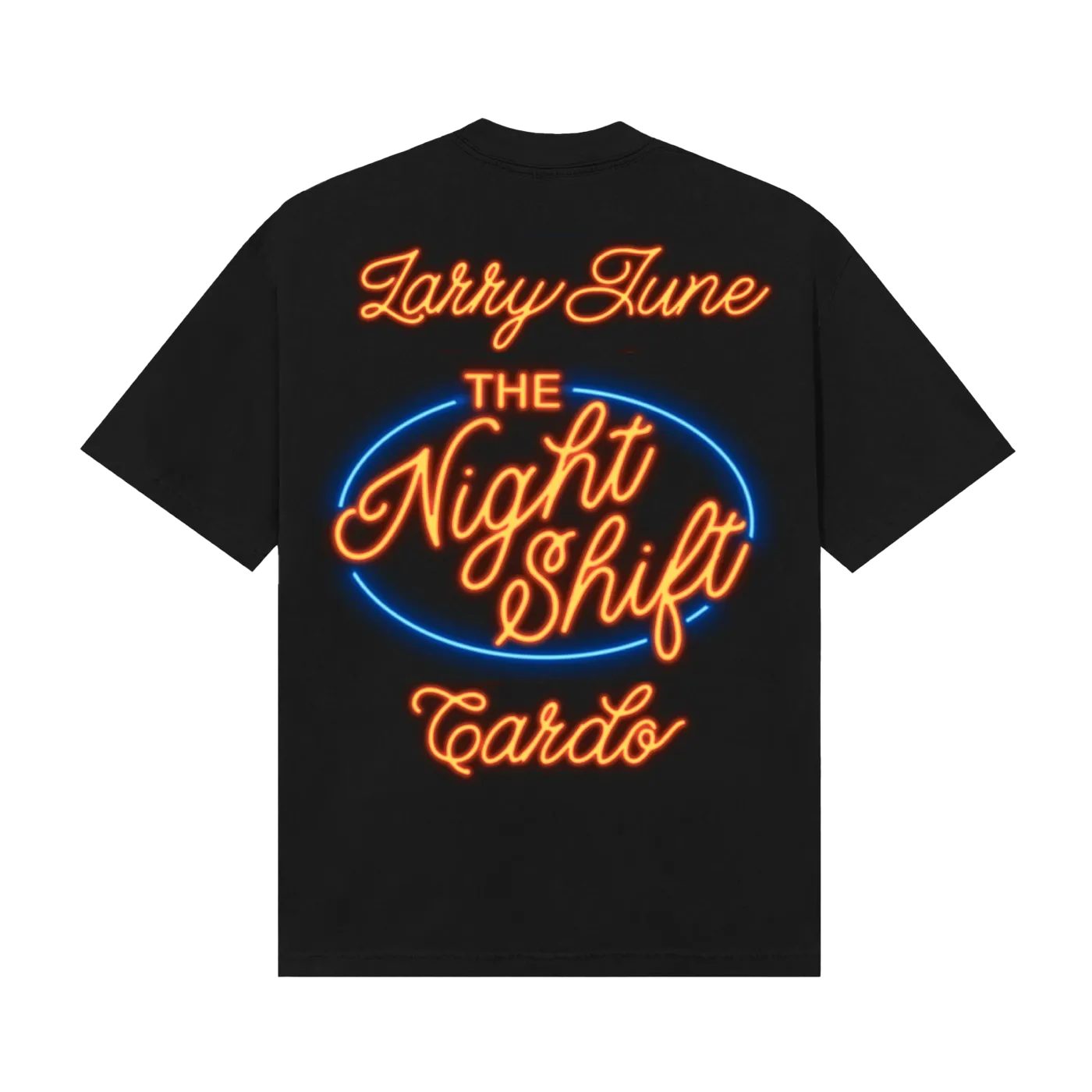 Larry June The Night Shift Neon T-Shirt (Black)