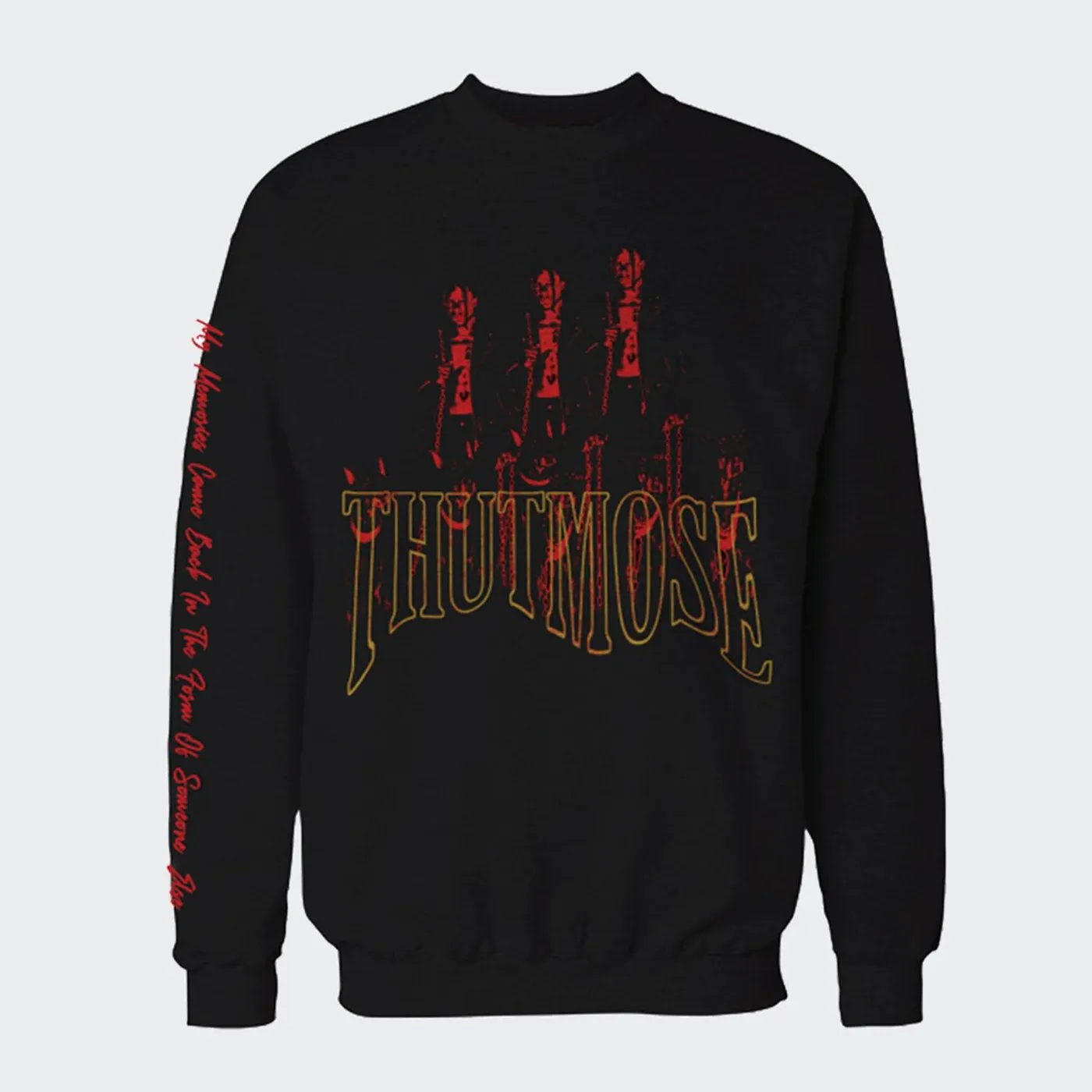 Thutmose - Jet Black Crewneck Fleece