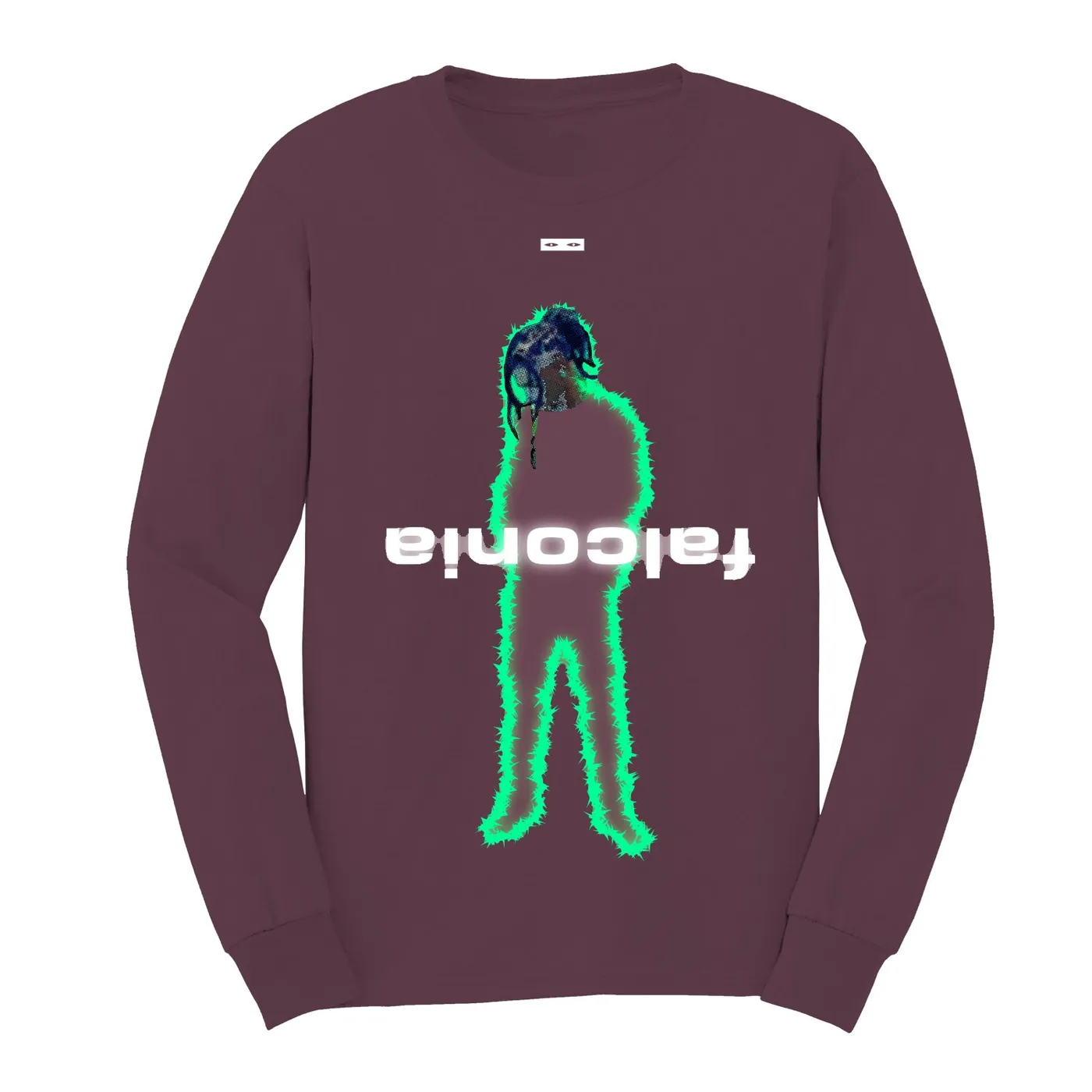 Robb Banks - Outline LS T-Shirt (Burgundy)