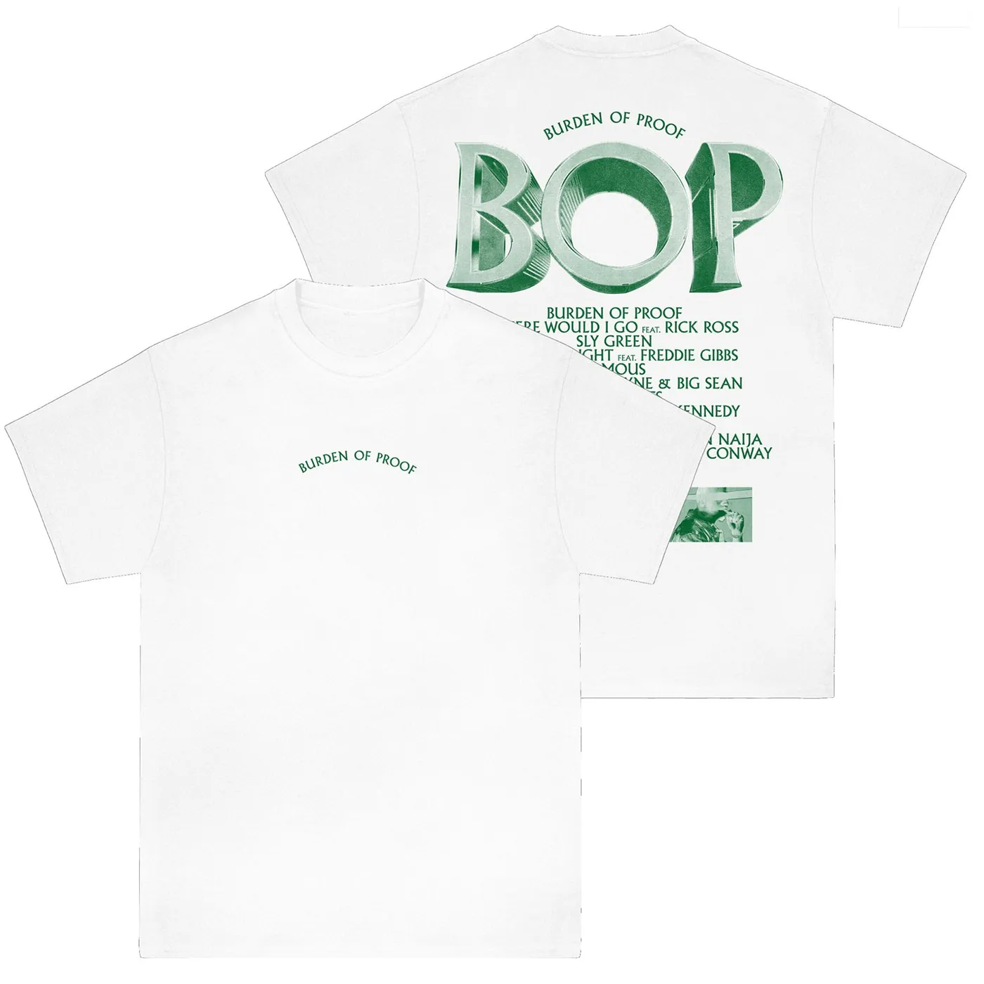 Benny The Butcher Burden Of Proof - White Short Sleeve