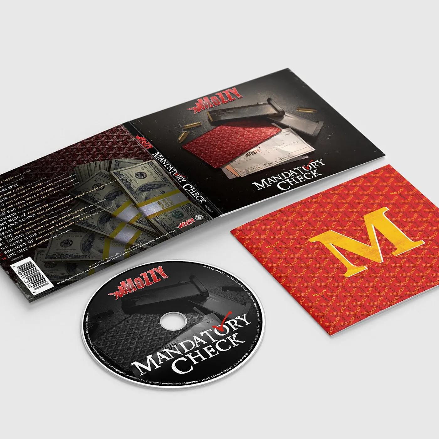 Mozzy - Mandatory Check Autographed CD