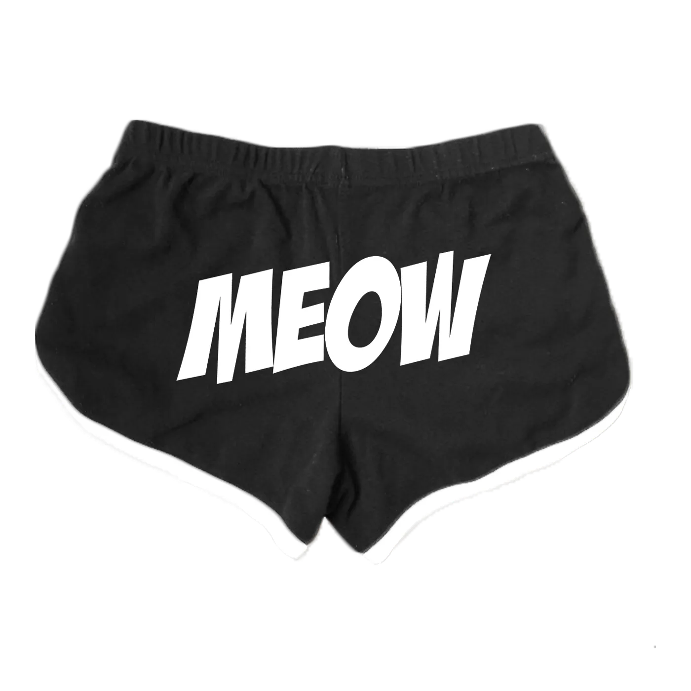 Chinese Kitty - Meow Running Shorts (black)