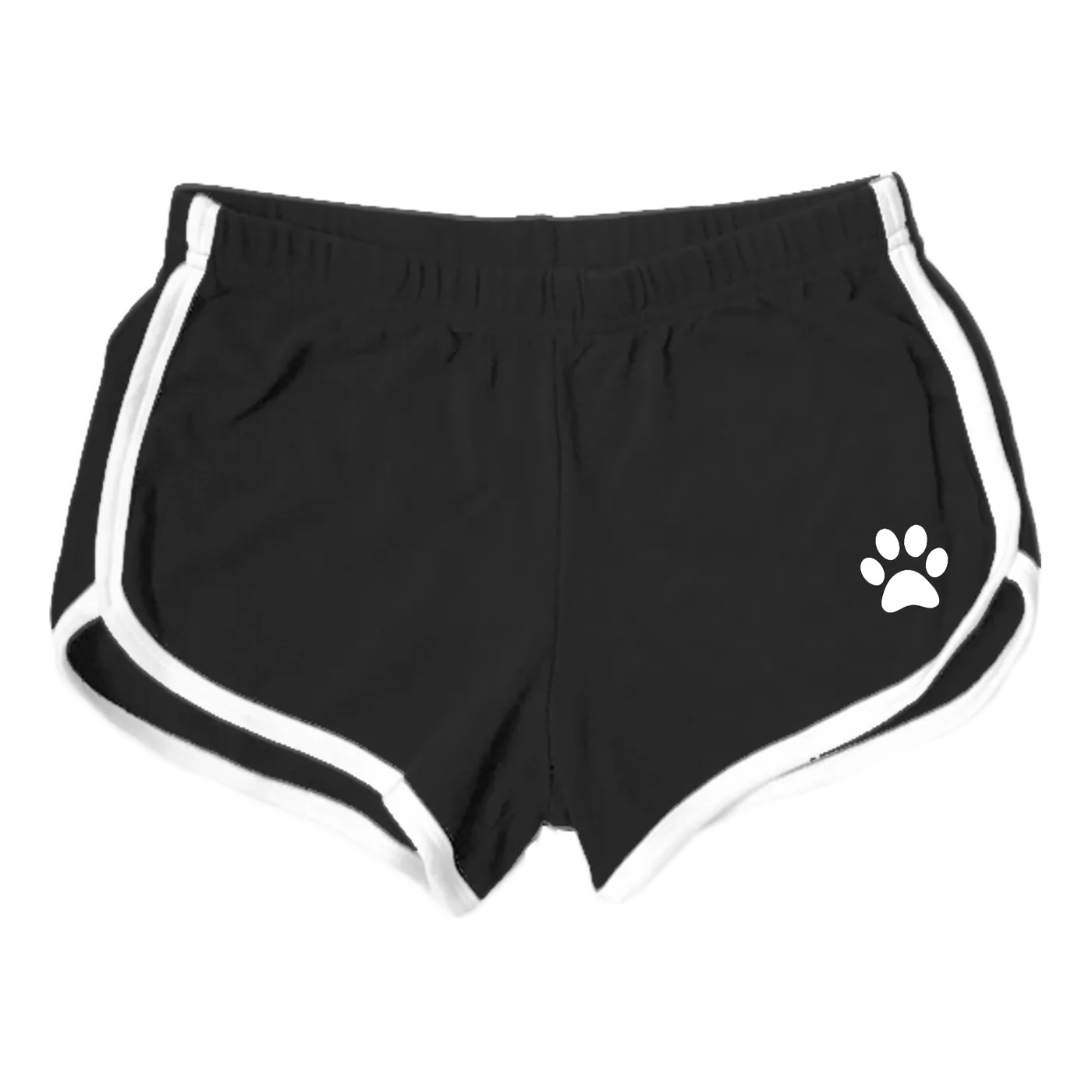 Chinese Kitty - Meow Running Shorts (black)