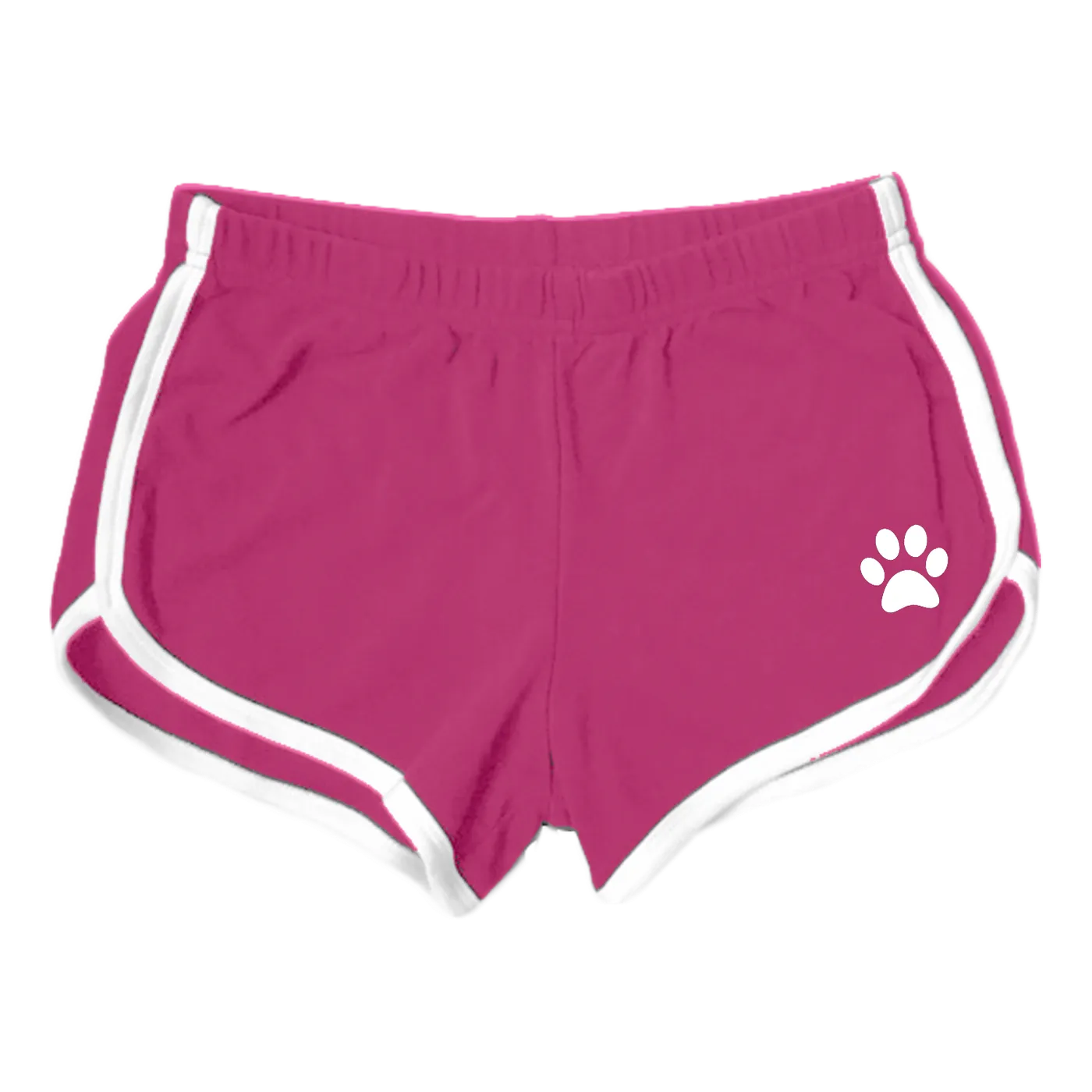 Chinese Kitty - Meow Running Shorts (fuschia)