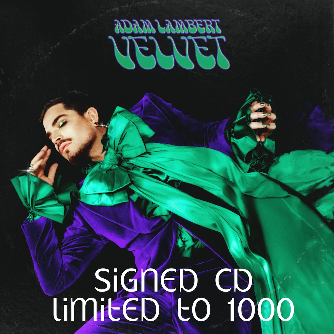 Adam Lambert SIGNED VELVET - CD + Download