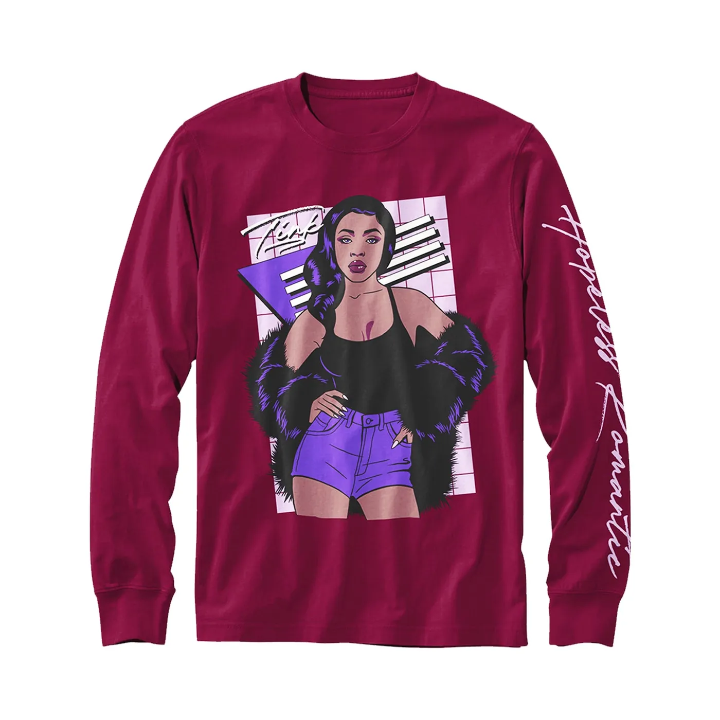 Tink Nagel- Long Sleeve Maroon