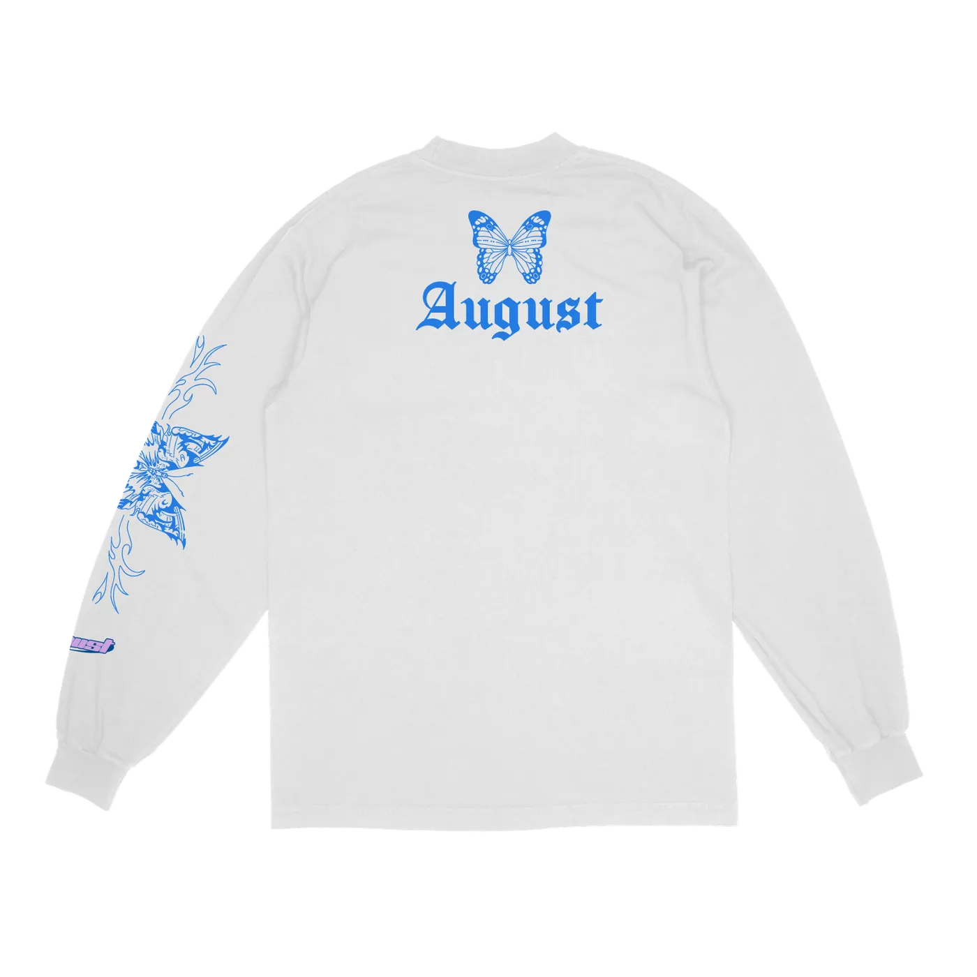 August Alsina Butterfly LS T-Shirt (White)