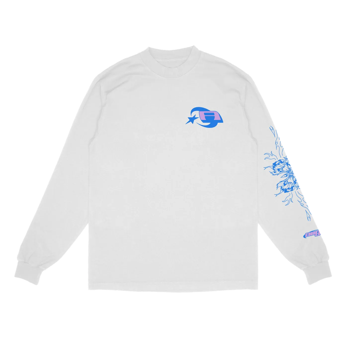 August Alsina Butterfly LS T-Shirt (White)