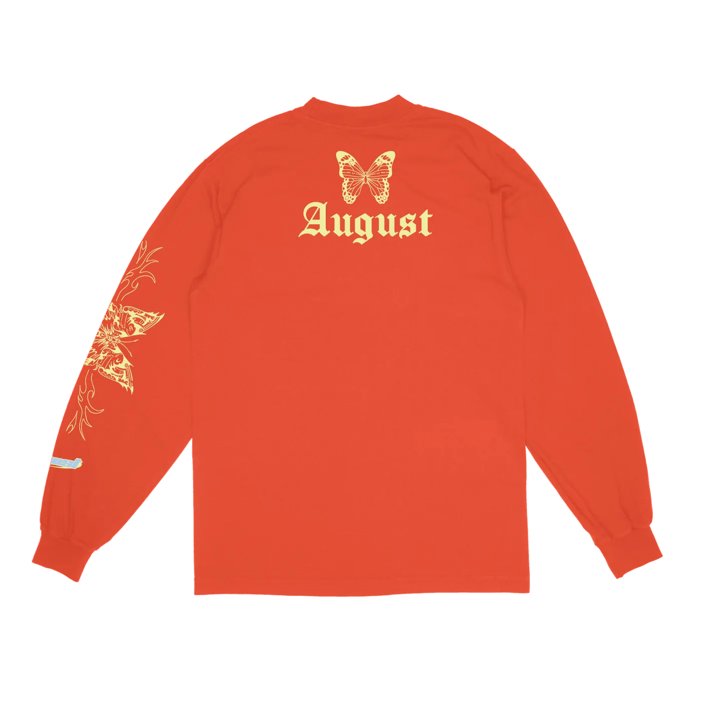 August Alsina Butterfly LS T-Shirt (Orange)