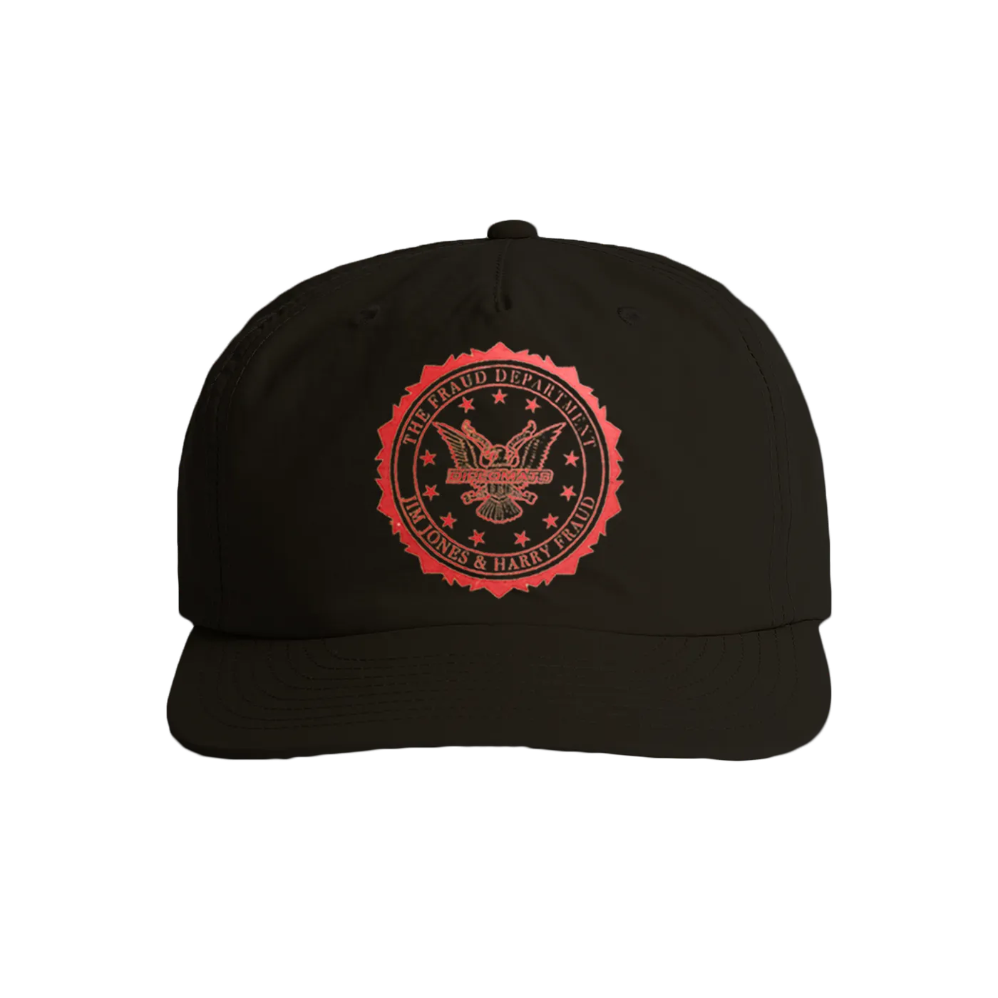 Jim Jones Fraud Department Nylon Surf Hat - Black