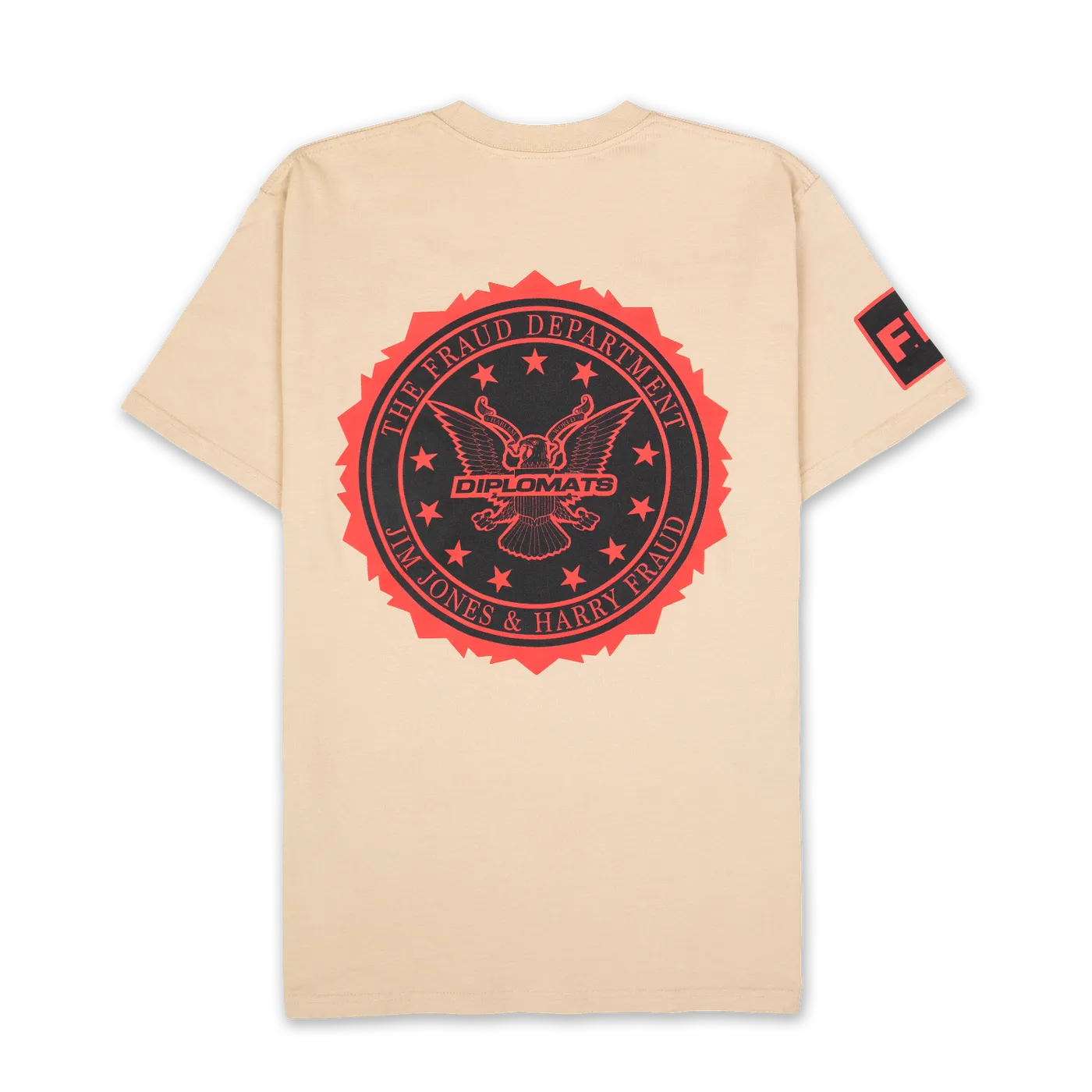 Jim Jones Fraud Department Seal Tee - Khaki