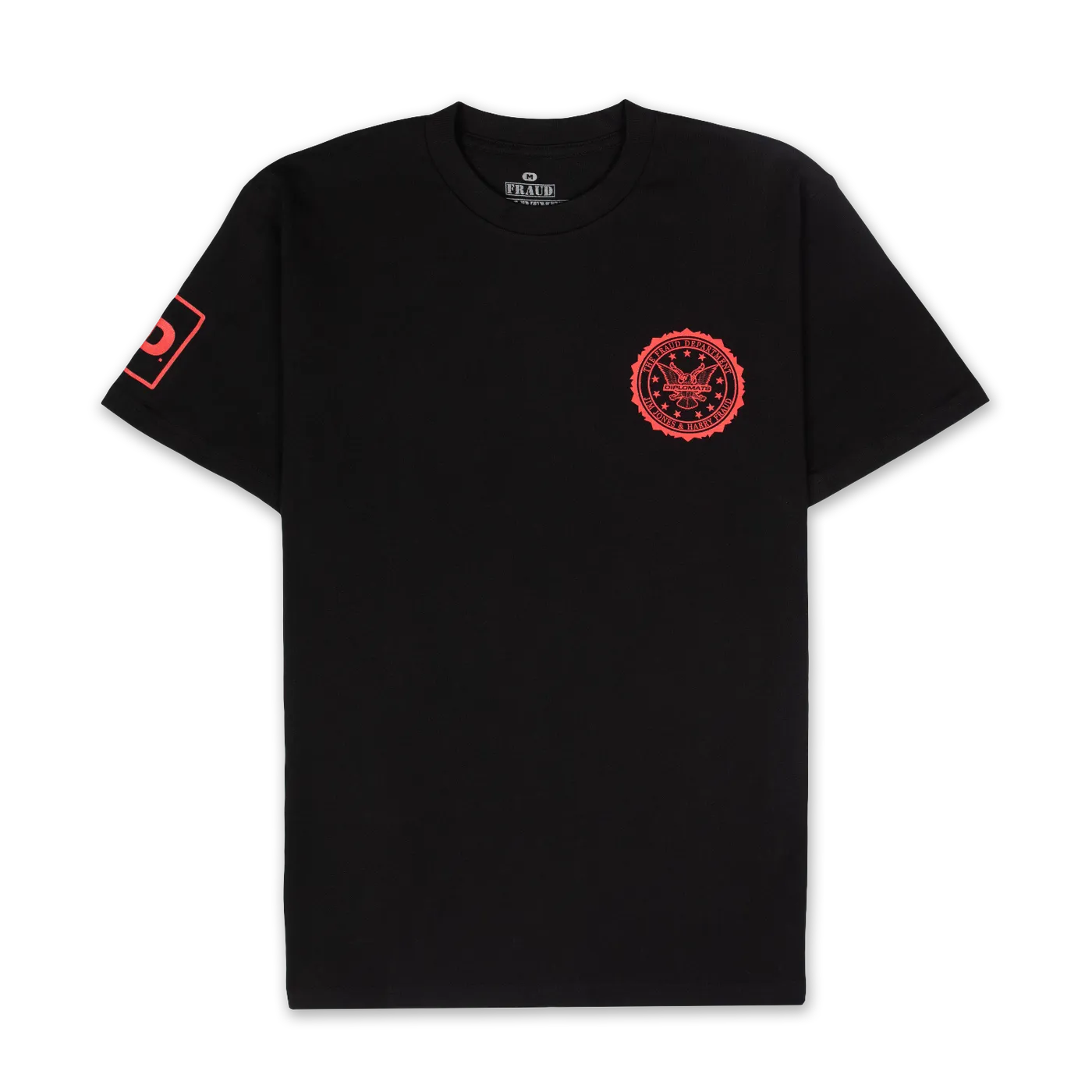 Jim Jones Fraud Department Seal Tee - Black