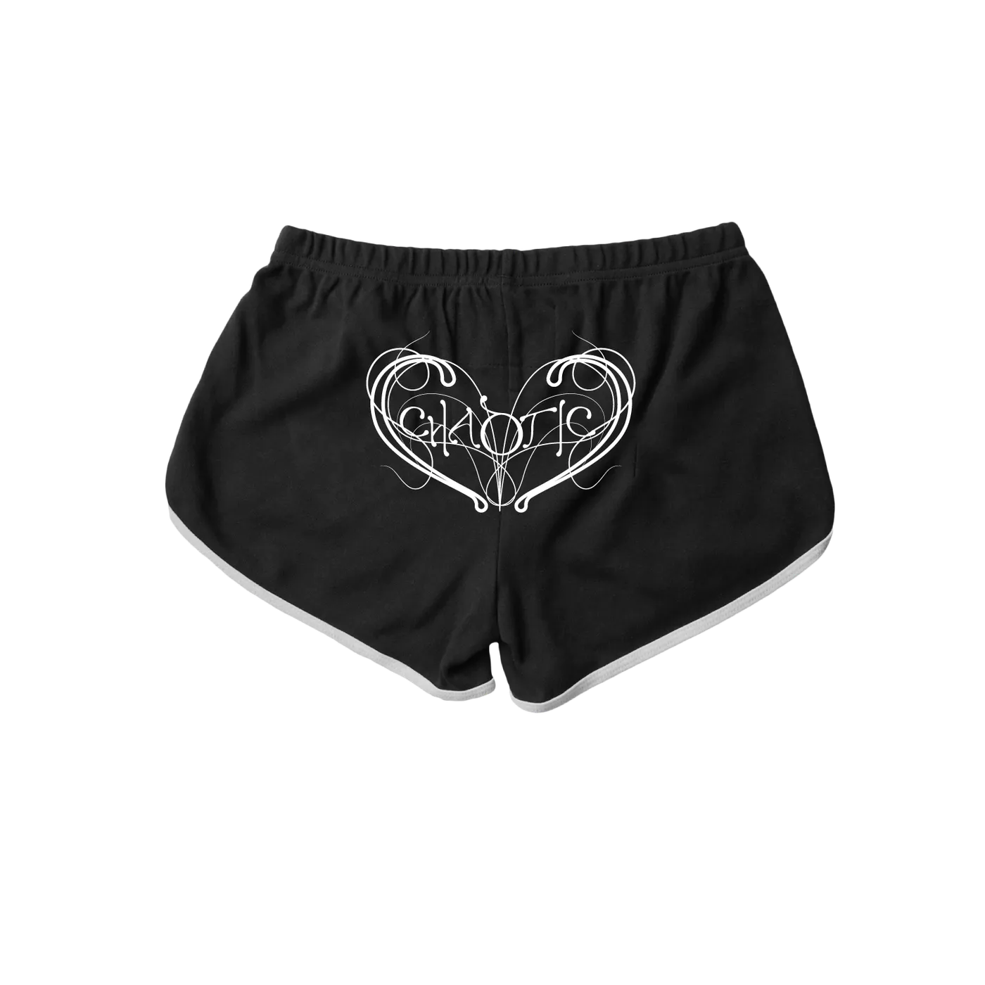 Ellise Chaotic Interlock Shorts (Black)