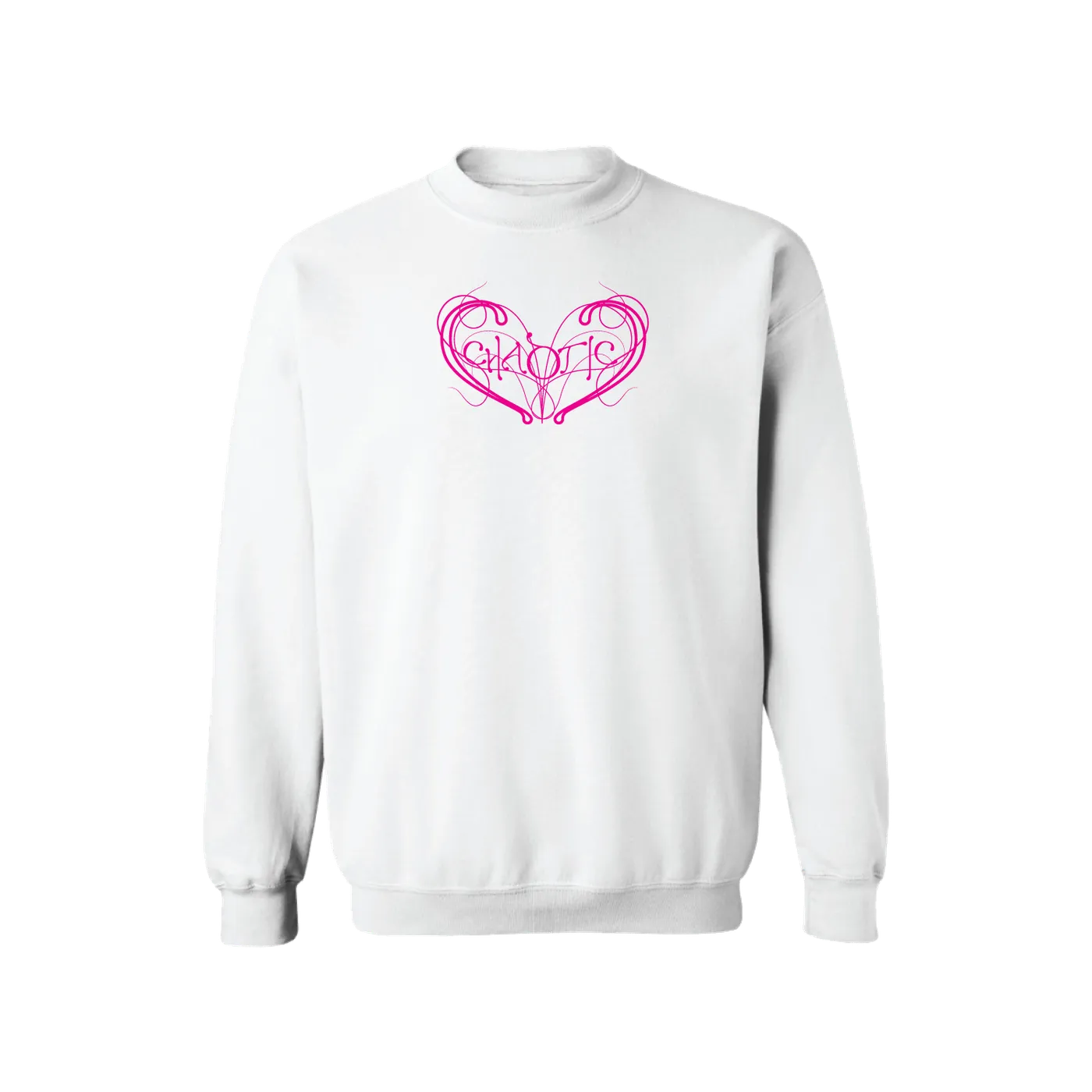 Ellise Chaotic Crewneck (White)