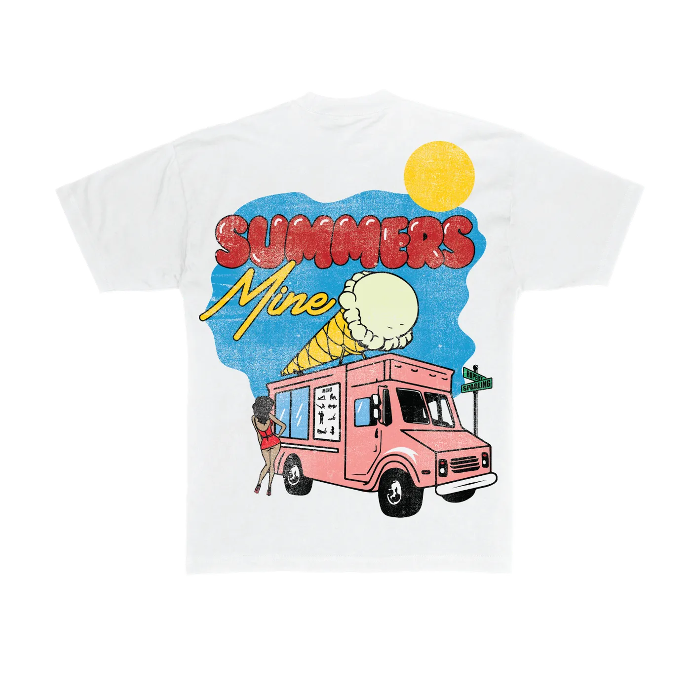 Babyface Ray Ice Cream T-Shirt (White)