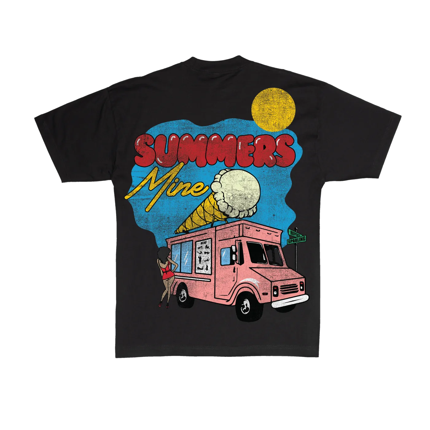 Babyface Ray Ice Cream T-Shirt (Black)