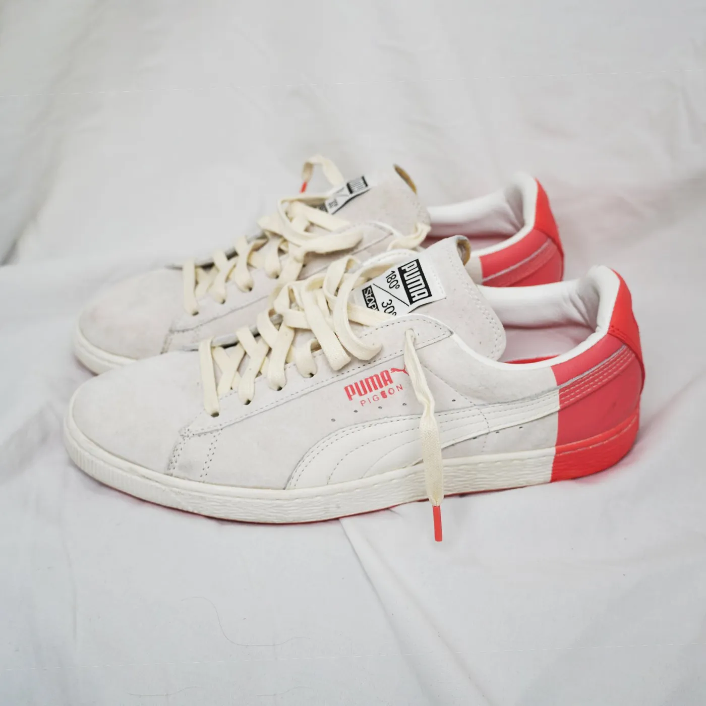 ALLBLACK G-Eazy: Puma Suede x Pigeon Staple - Star White