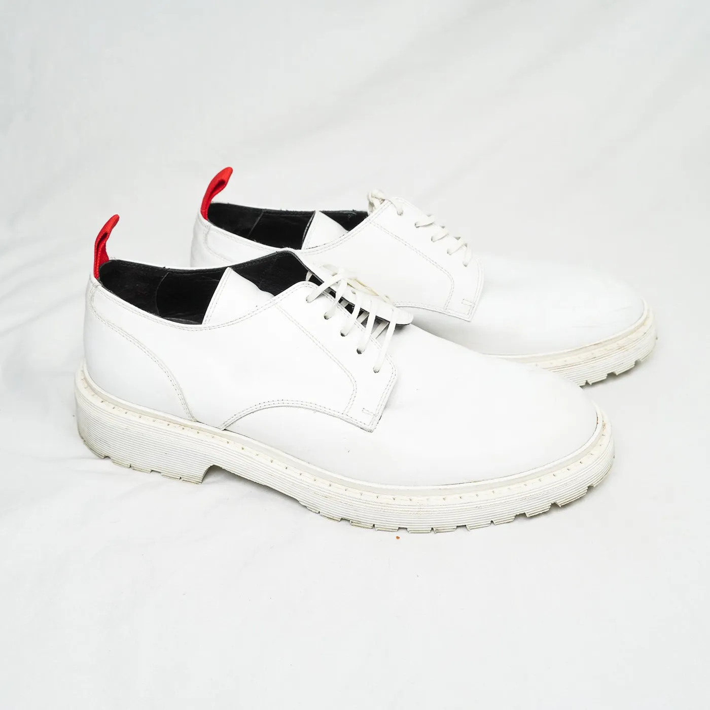 ALLBLACK Guapdad 4000: 424 Lace Up Shoes - White
