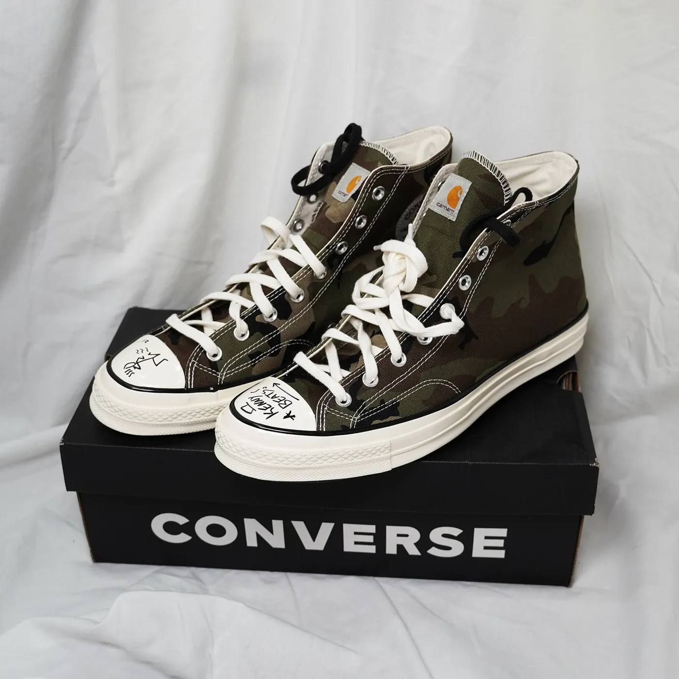 ALLBLACK Kenny Beats: Converse Chuck Taylor Hi Carhatt - Covert Green