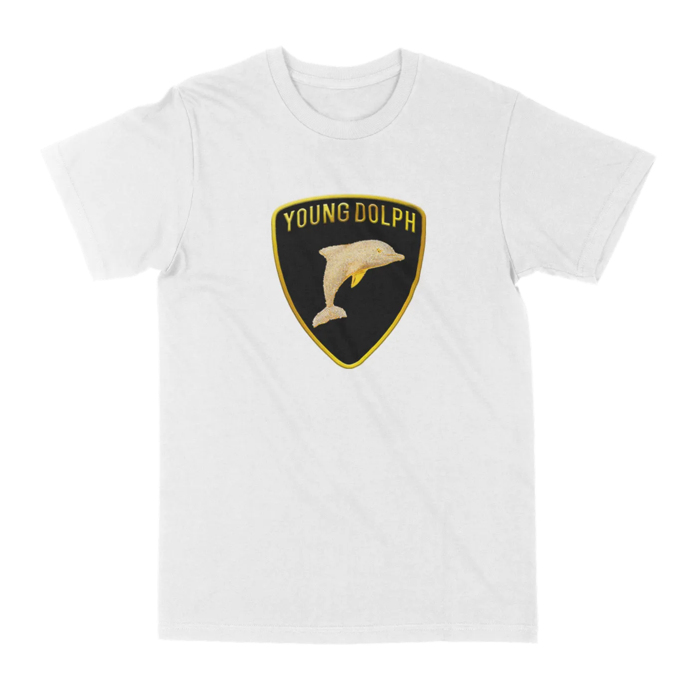 Young Dolph RICH SLAVE Dolph Emblem White Tee