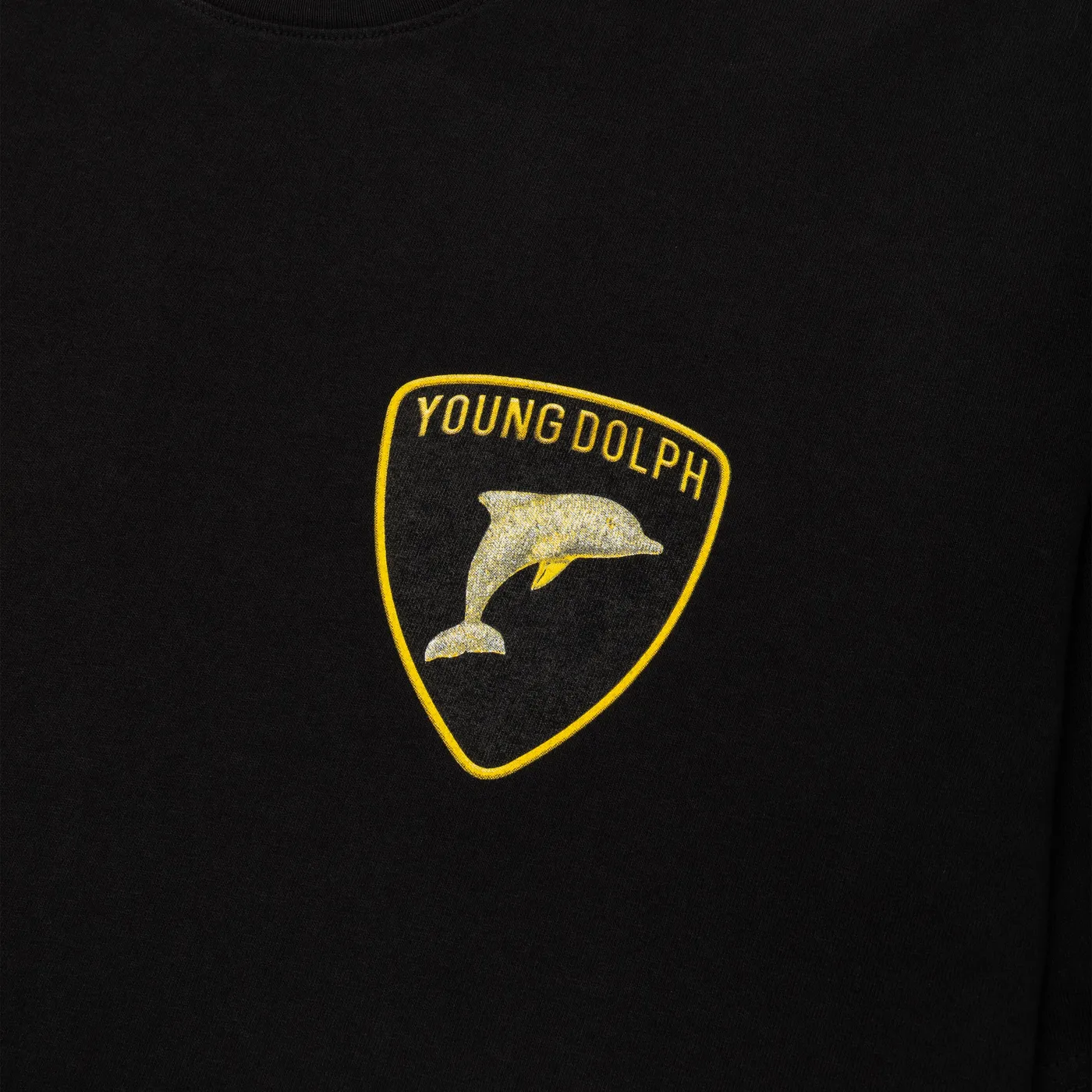 Young Dolph RICH SLAVE Dolph Emblem Black Tee