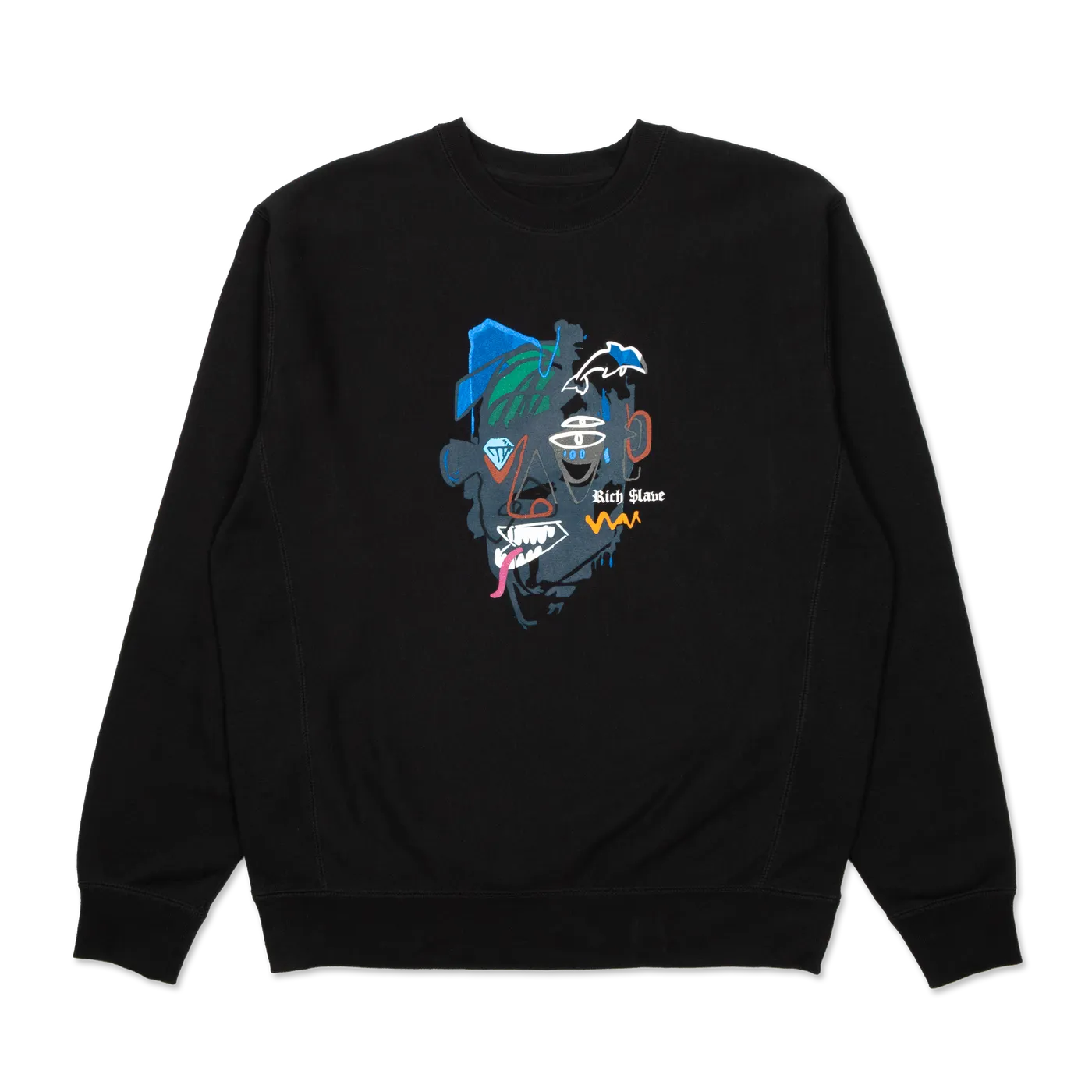 Young Dolph RICH SLAVE Black Crewneck