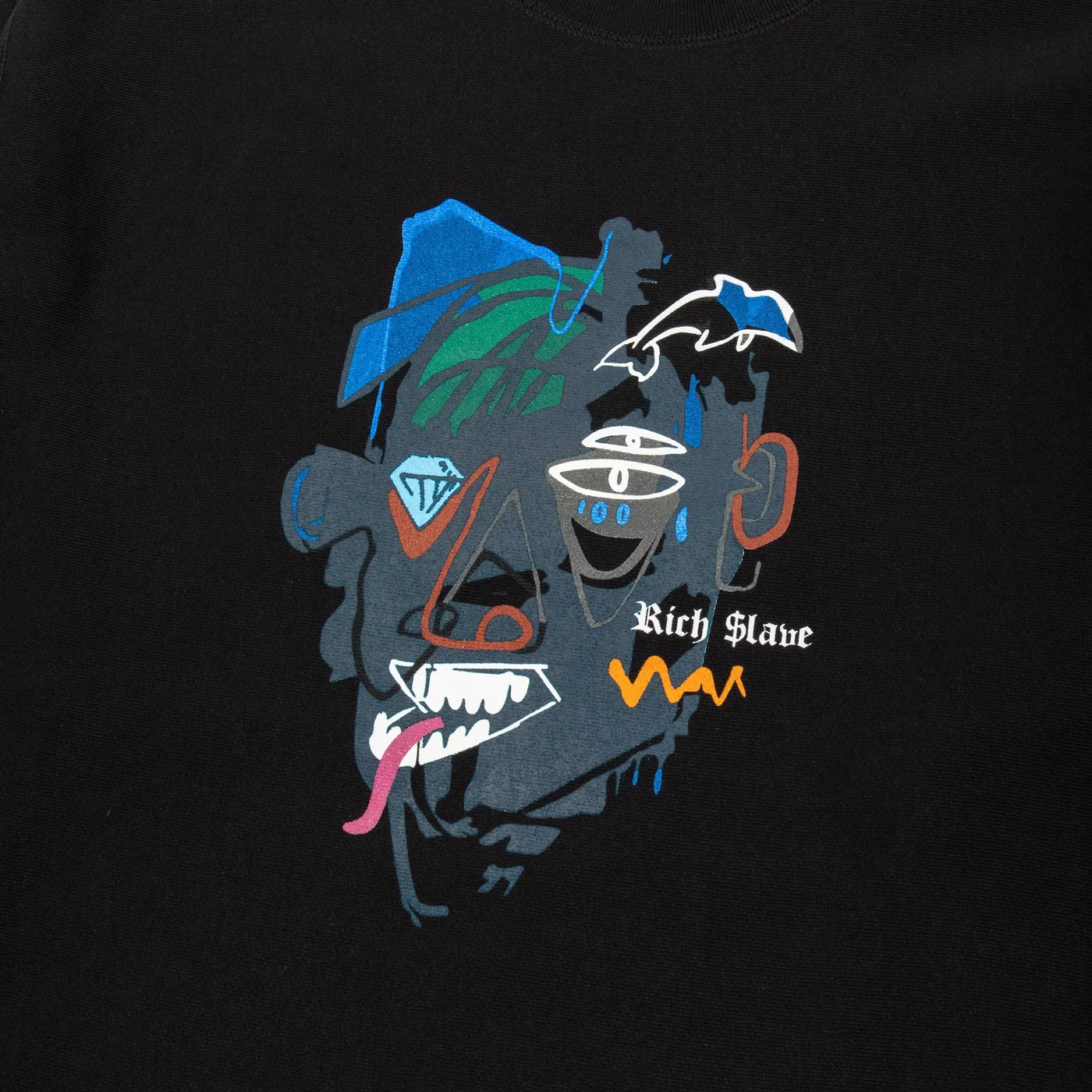 Young Dolph RICH SLAVE Black Crewneck