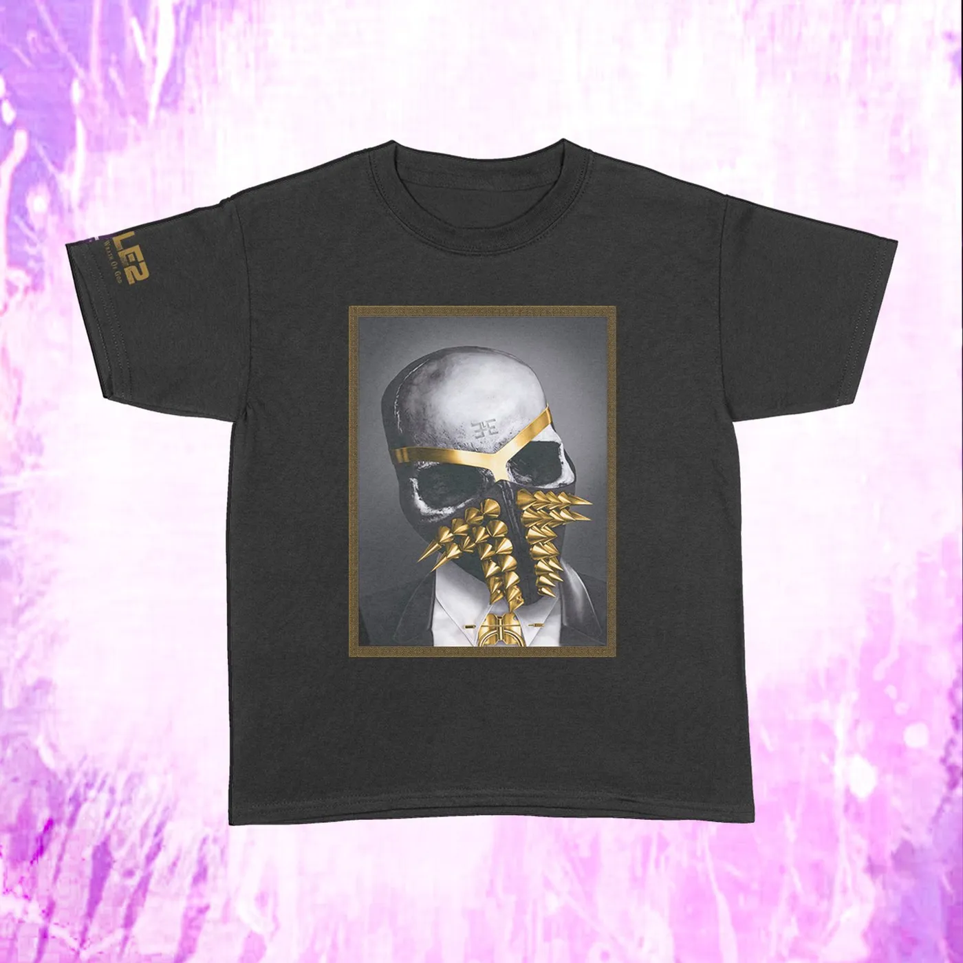 Busta Rhymes Framed Skull - Black T-Shirt