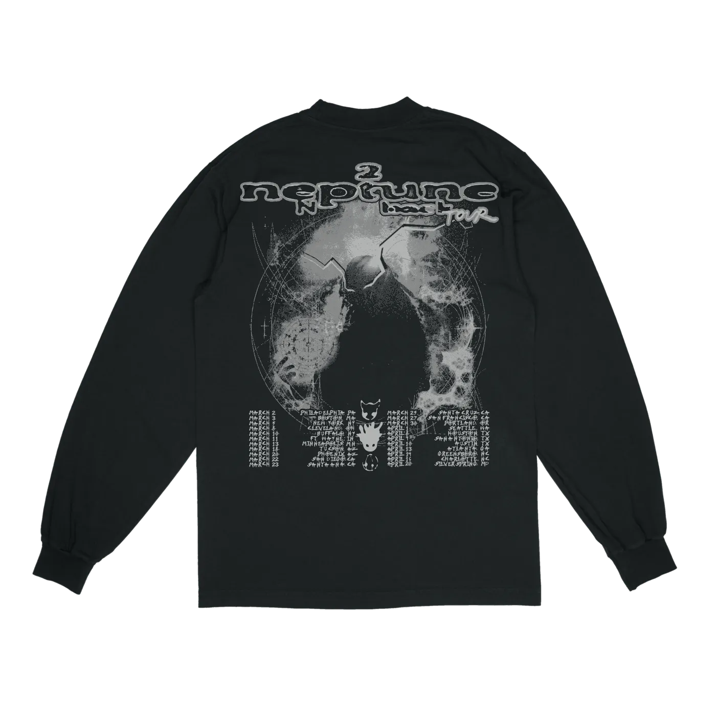 Flawless Lucki 2Neptune Tour - Dark Space LS T-Shirt