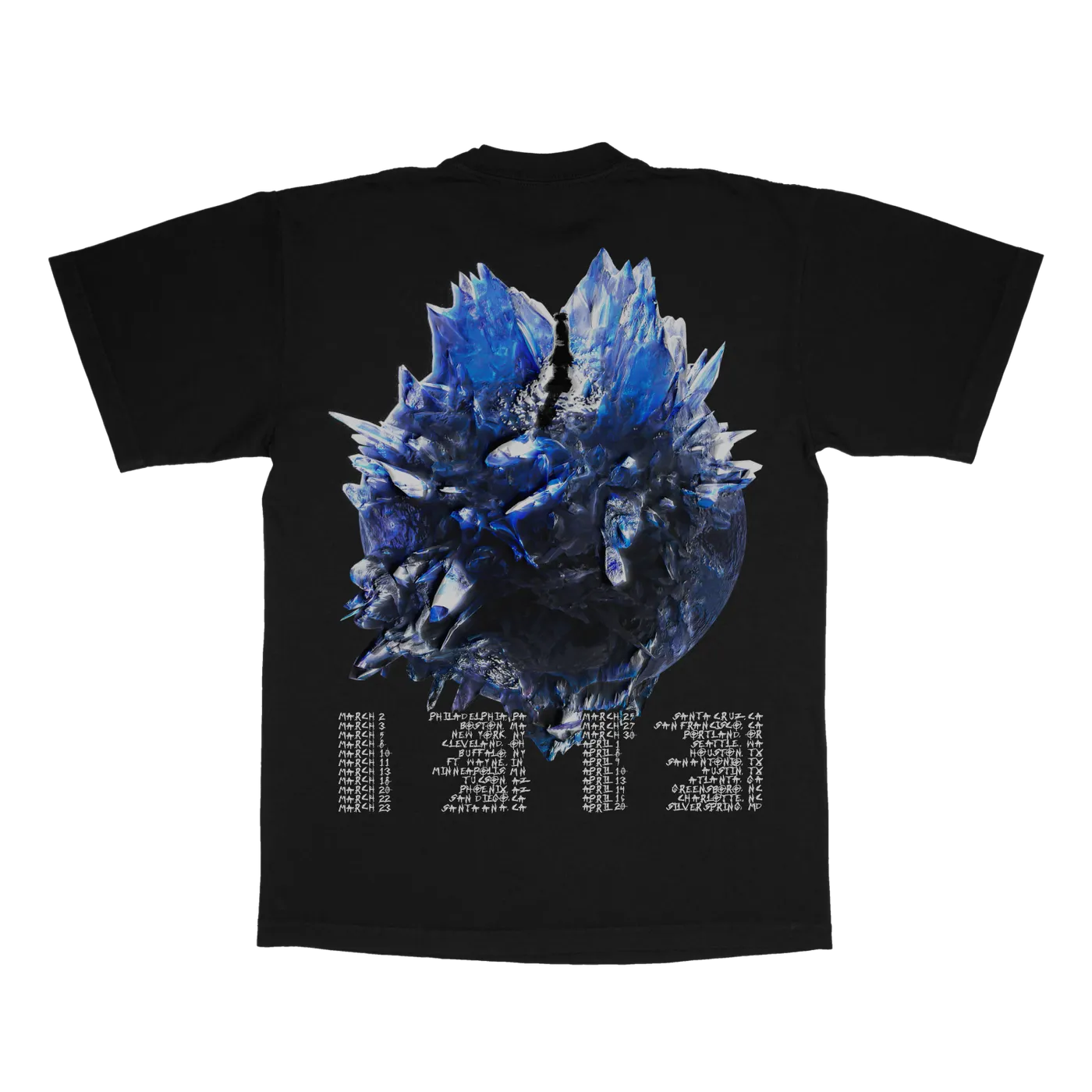 Flawless Lucki 2Neptune Tour - Lone Tune T-Shirt (Black)