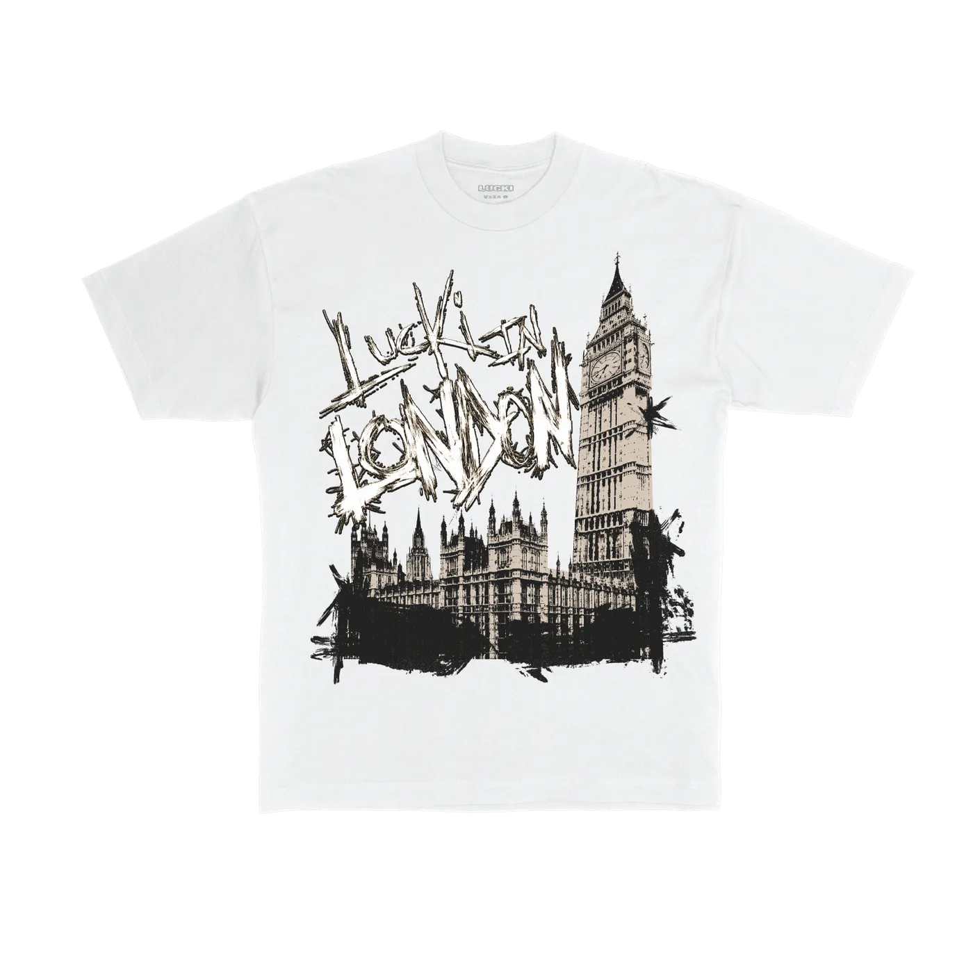 Flawless Lucki Lucki in London White T-Shirt