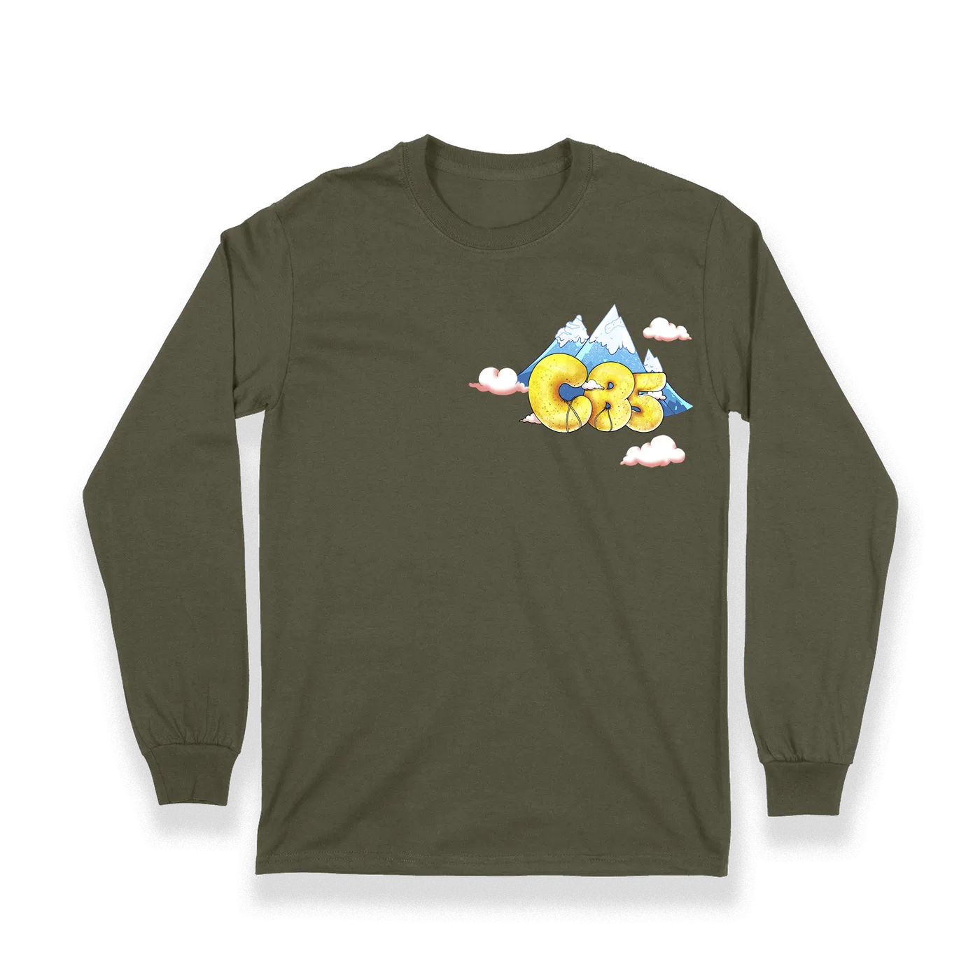 French Montana CB5 - Military Green Long Sleeve