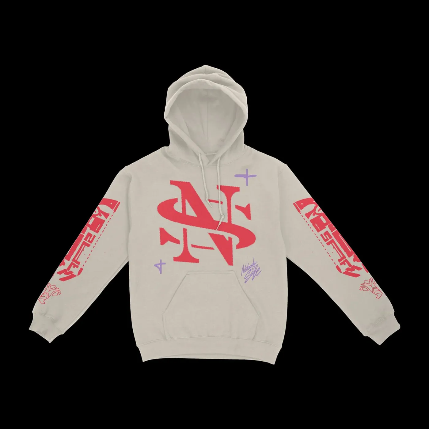 Rich The Kid & NBA YoungBoy NS Cream Pullover Hoodie