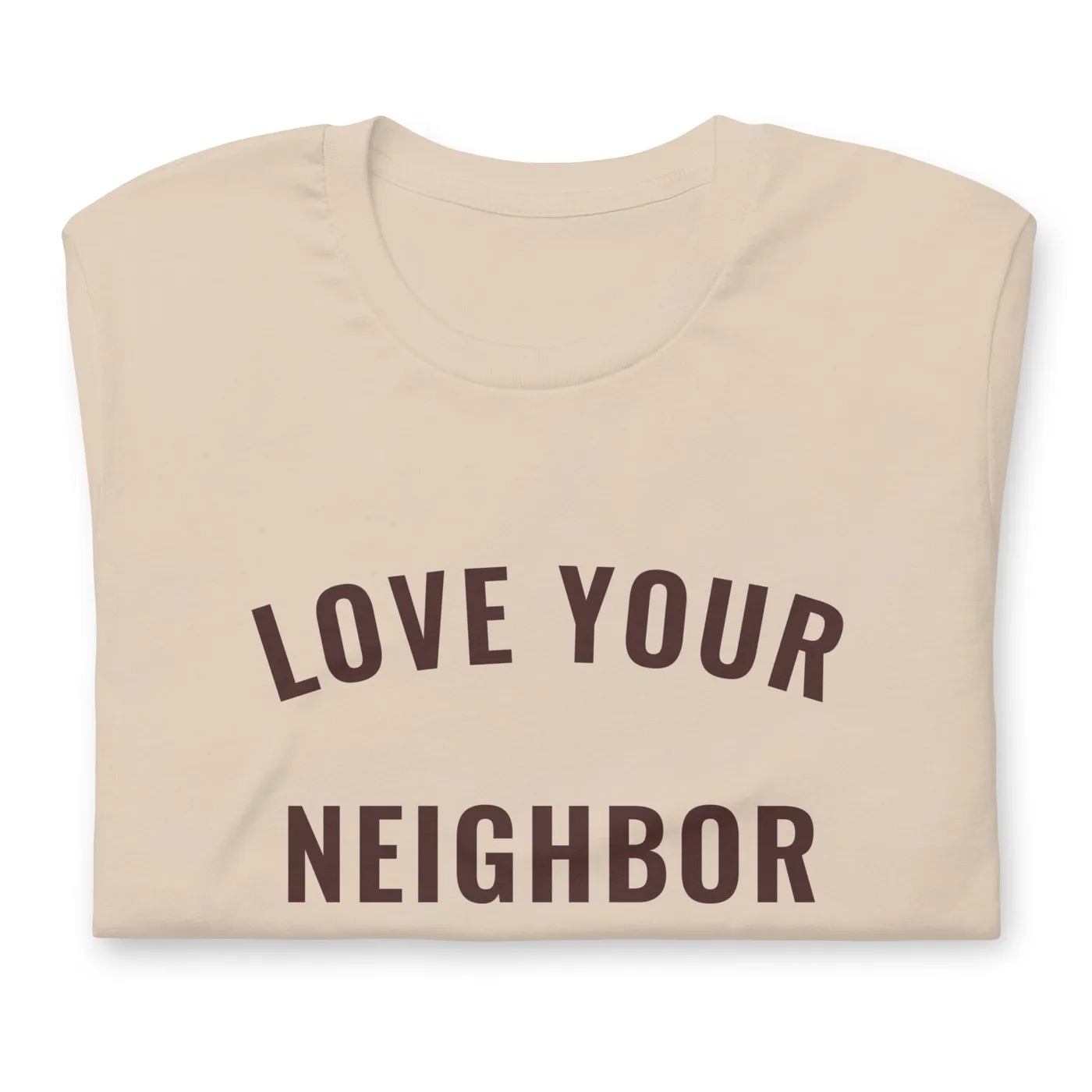 Free As a Bird Soft Cream "Love Your Neighbor" t-shirt