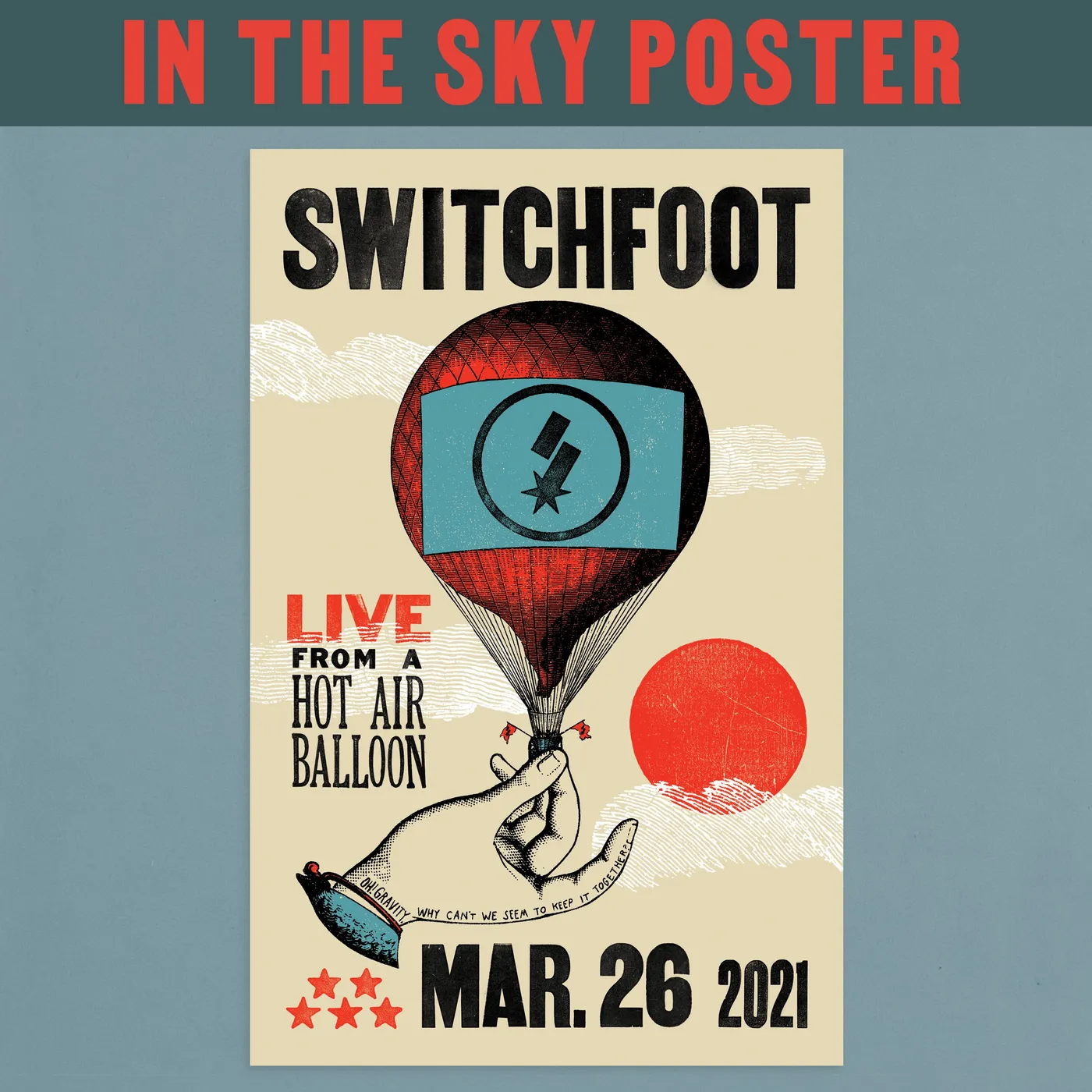 Switchfoot In the sky show poster