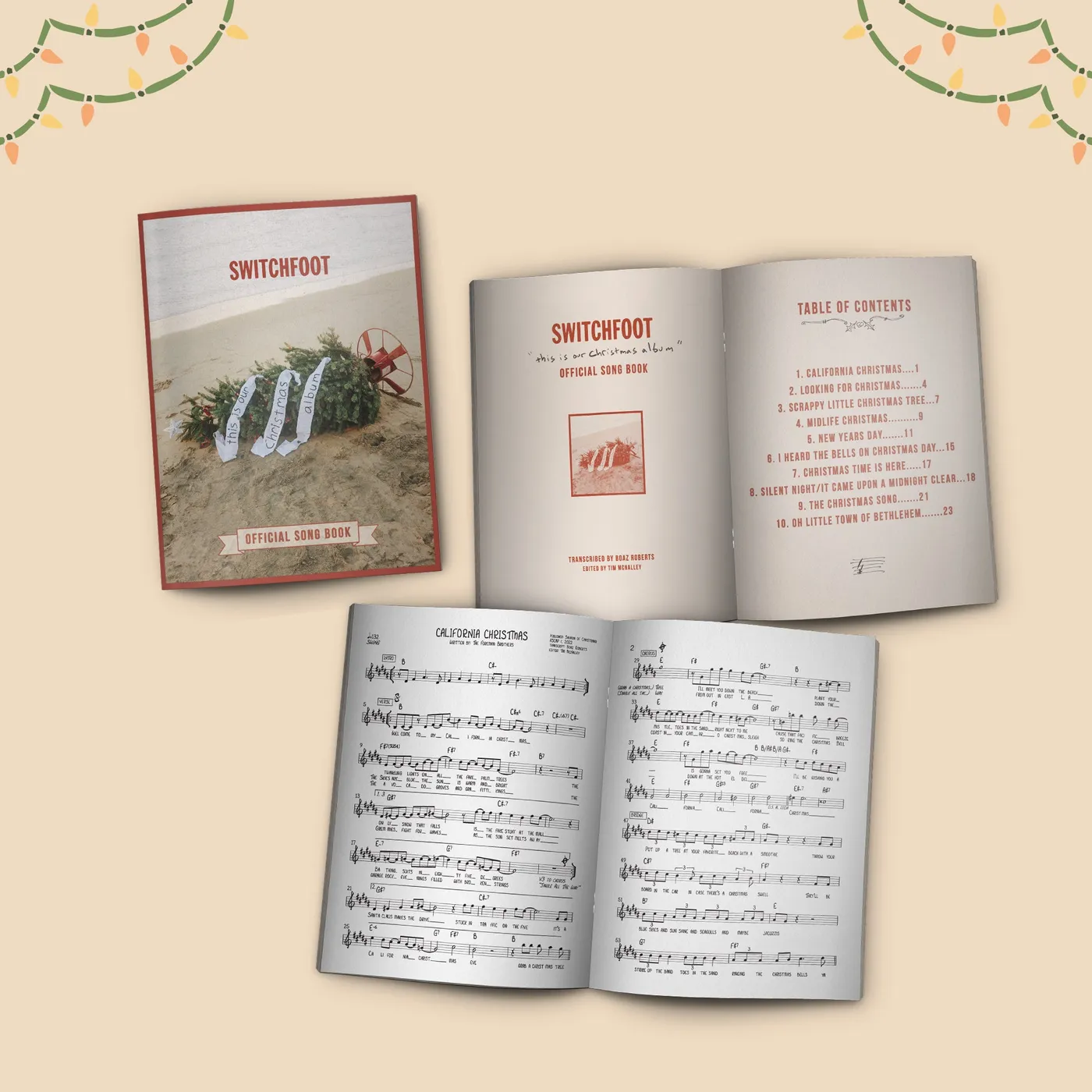 Switchfoot this is our Christmas Album Song Book