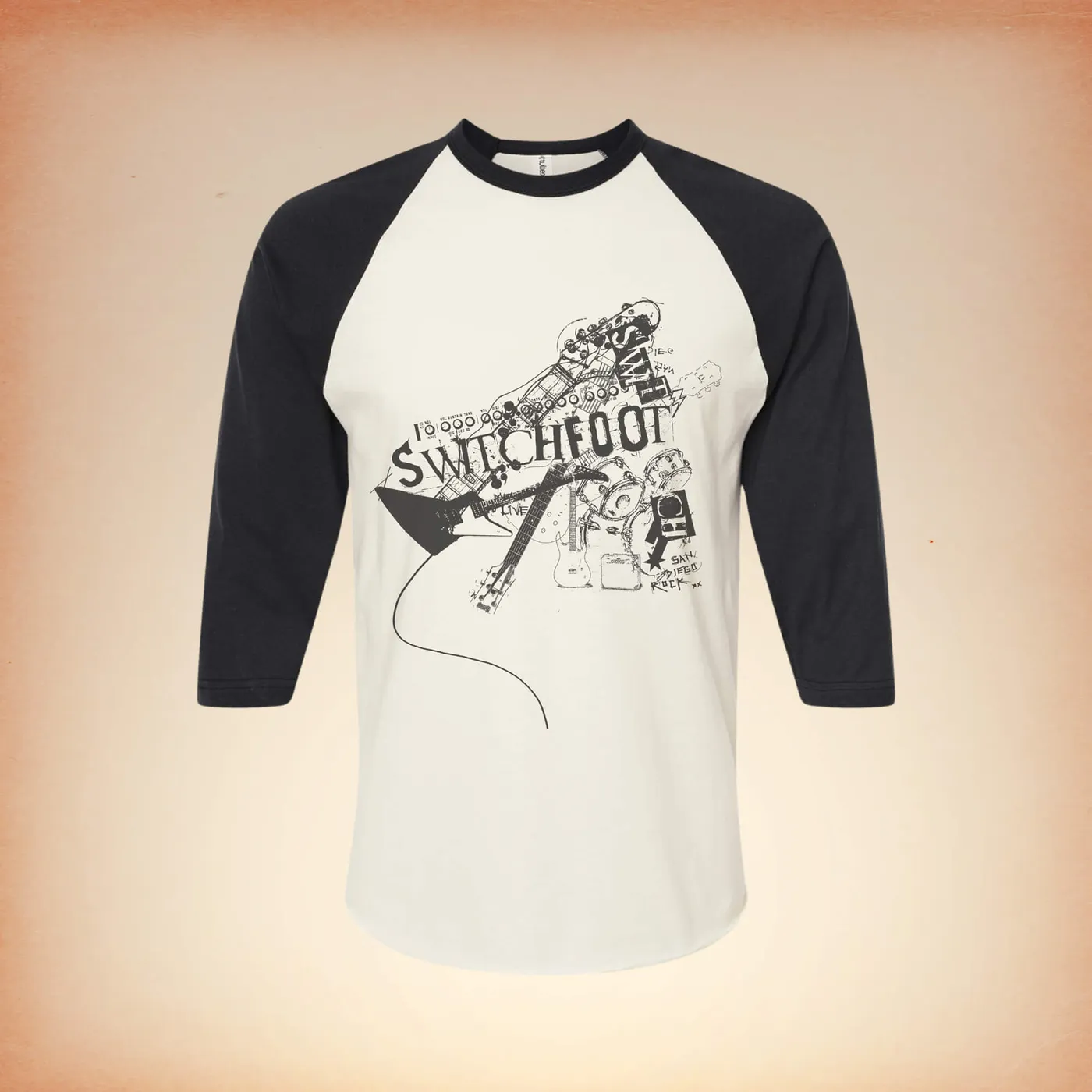 Switchfoot Guitar Raglan Tee