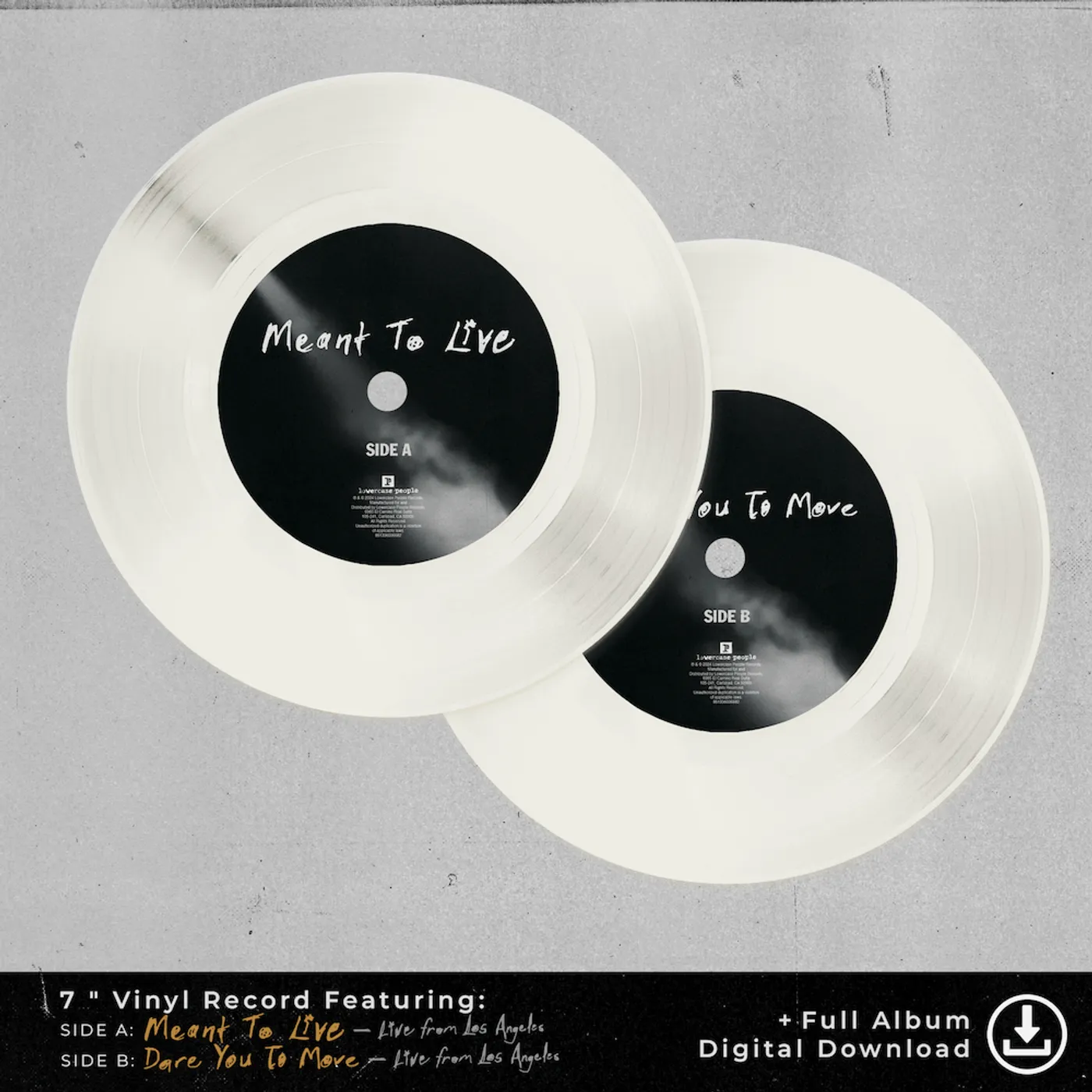 Switchfoot Live from Los Angeles 7" Cream Vinyl + Entire Album Digital Download