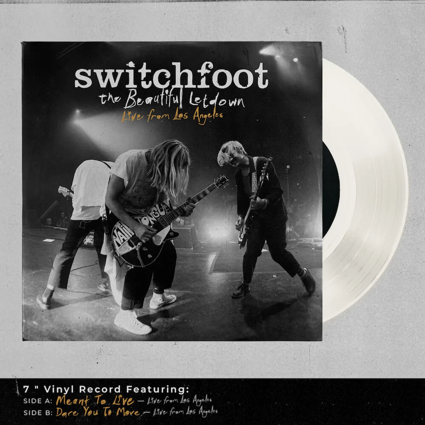 Switchfoot The Beautiful Letdown - Live from Los Angeles 7" Cream Vinyl