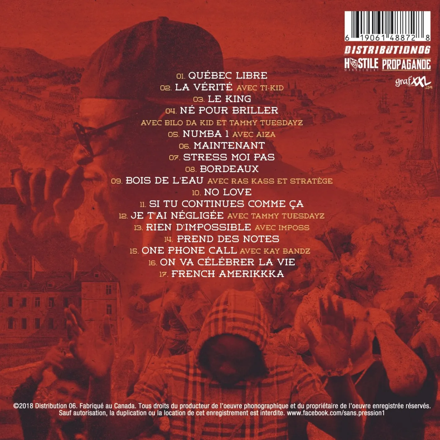 Sans Pression / French Amerikkka - CD