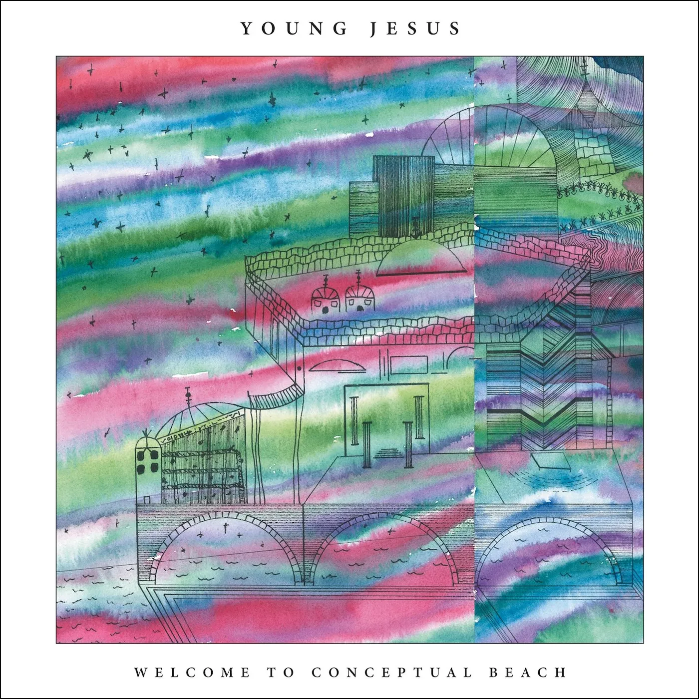 Young Jesus ‎/ Welcome to Conceptual Beach  - LP Vinyl