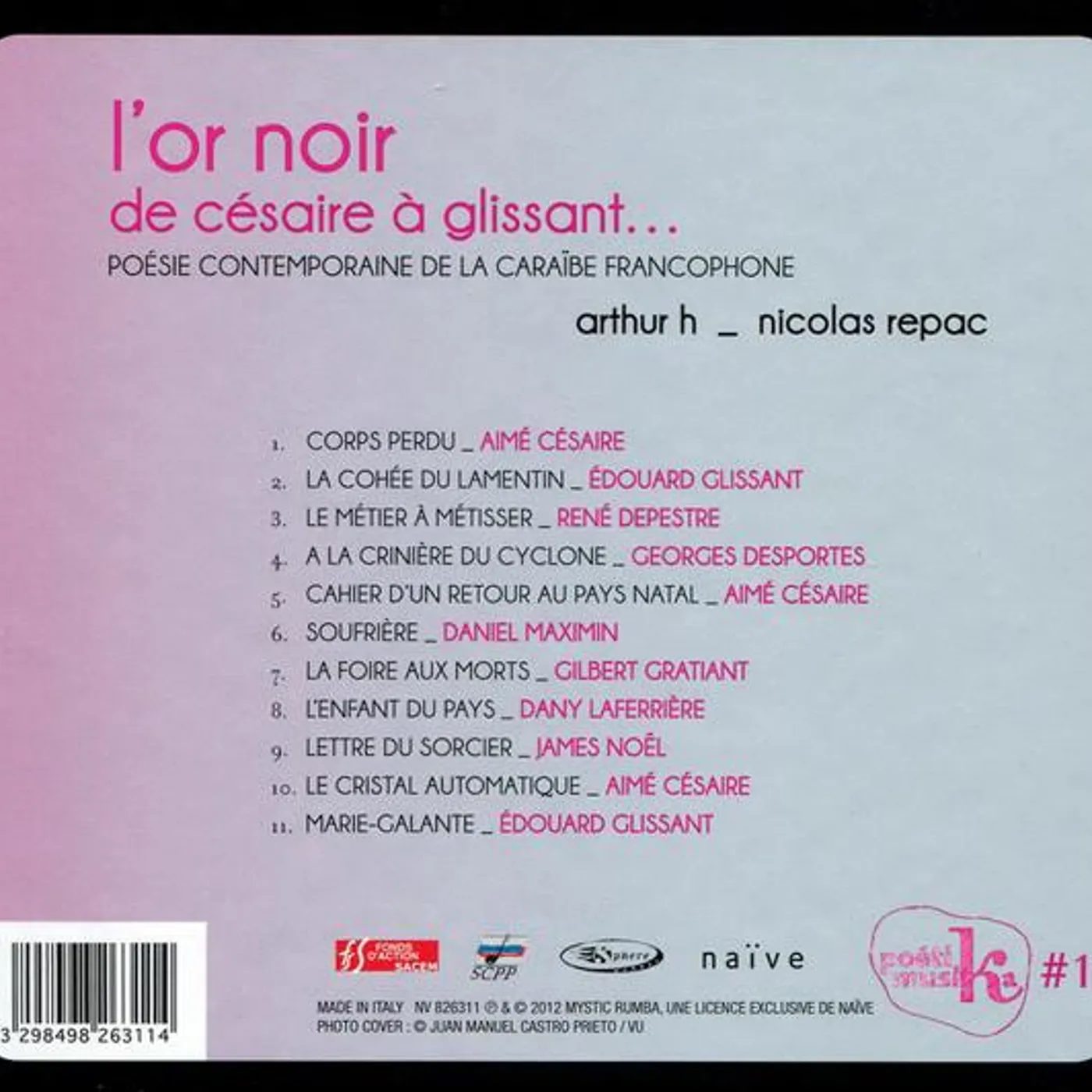 Arthur H & Nicolas Repac / L'or noir - CD