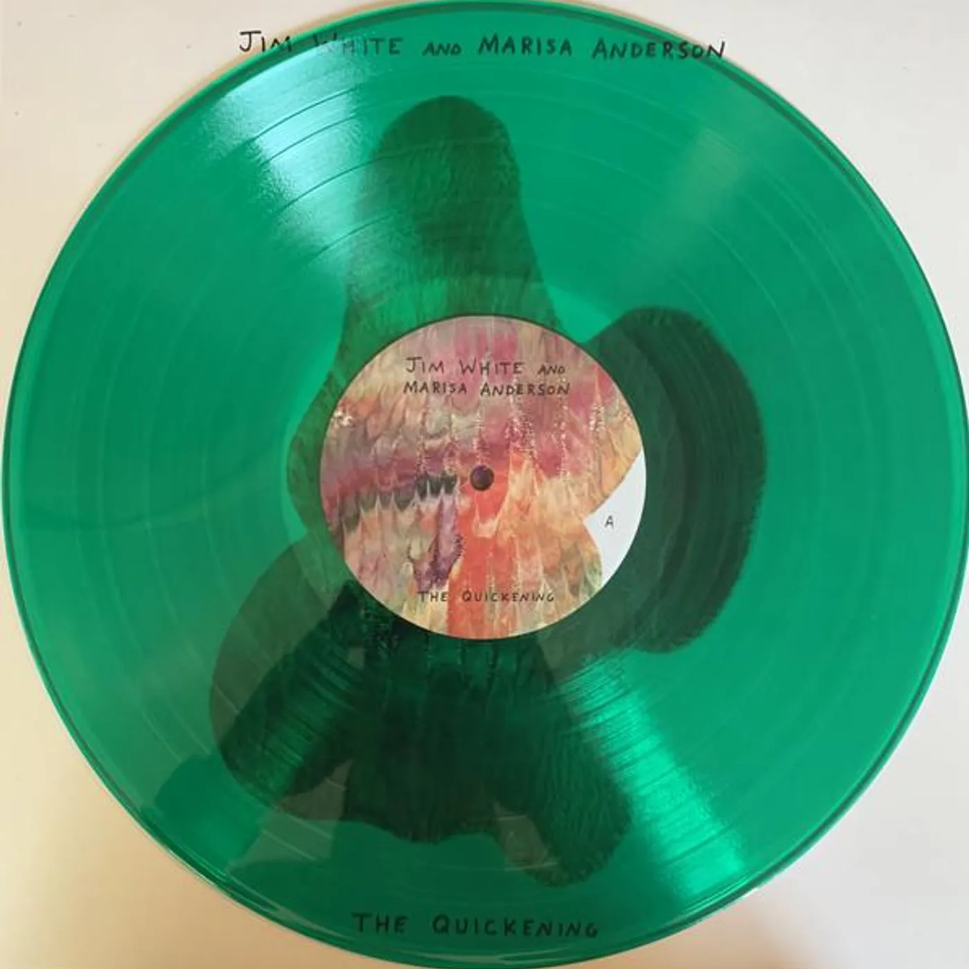 Jim White and Marisa Anderson / The Quickening - Translucent Green LP Vinyl