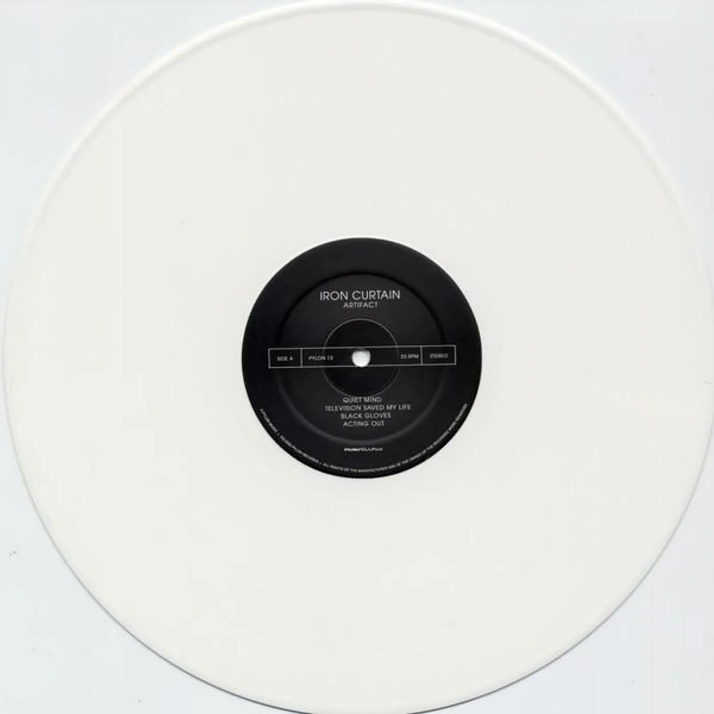 Iron Curtain / Artifact - White LP Vinyl