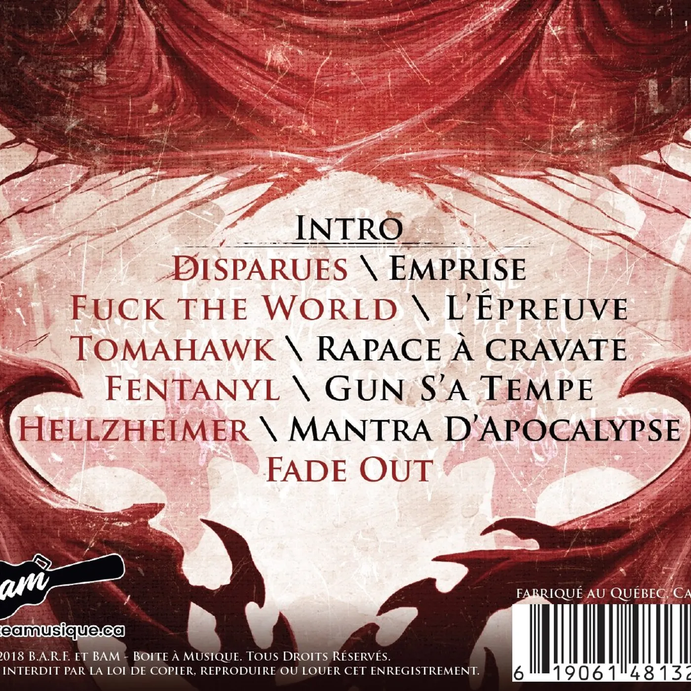 B.A.R.F. / Mantra - CD