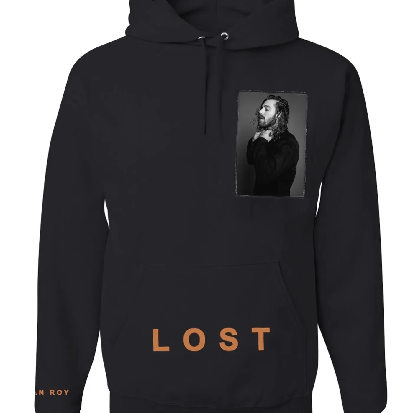 Jonathan Roy / Lost Black Hooded Pullover Sweatshirt