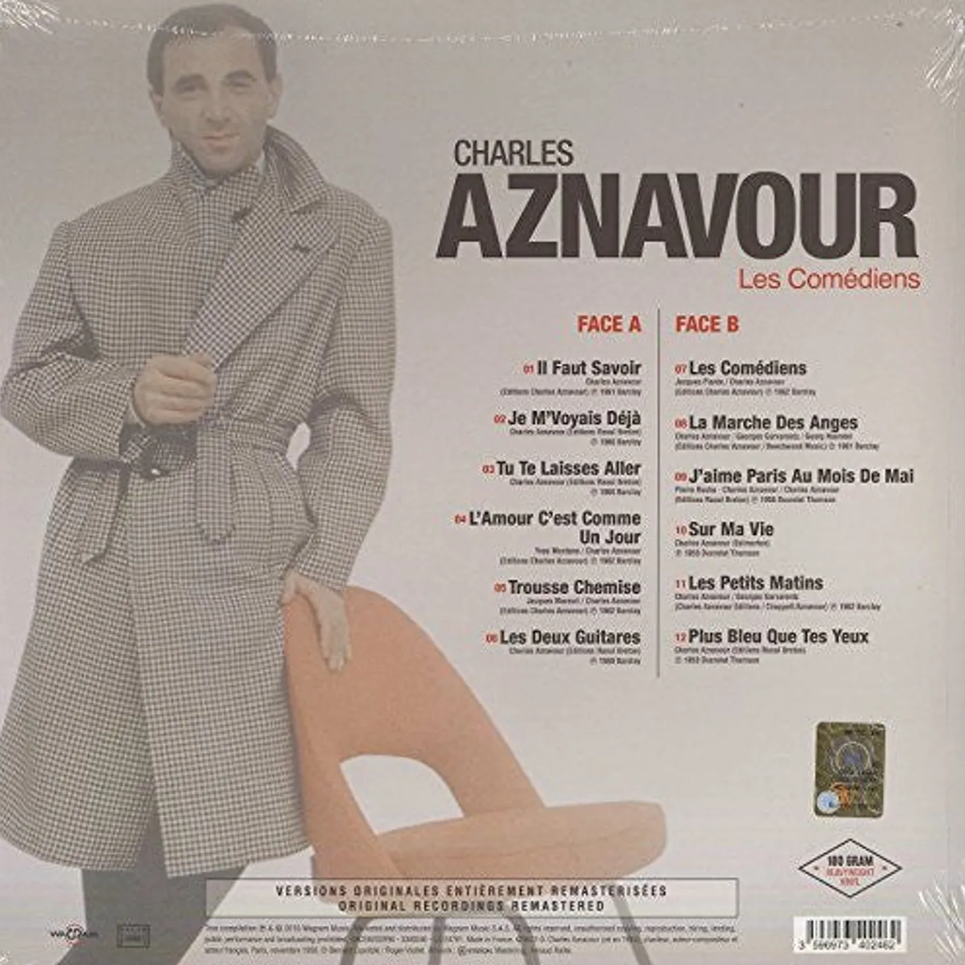 Charles Aznavour / Les comediens - LP (Vinyl)