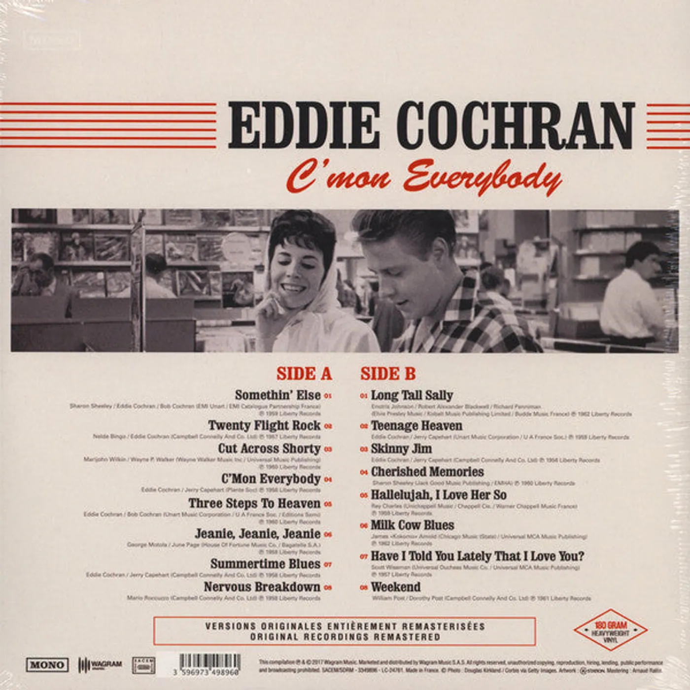 Eddie Cochran / C'mon Everybody - LP (Vinyl)