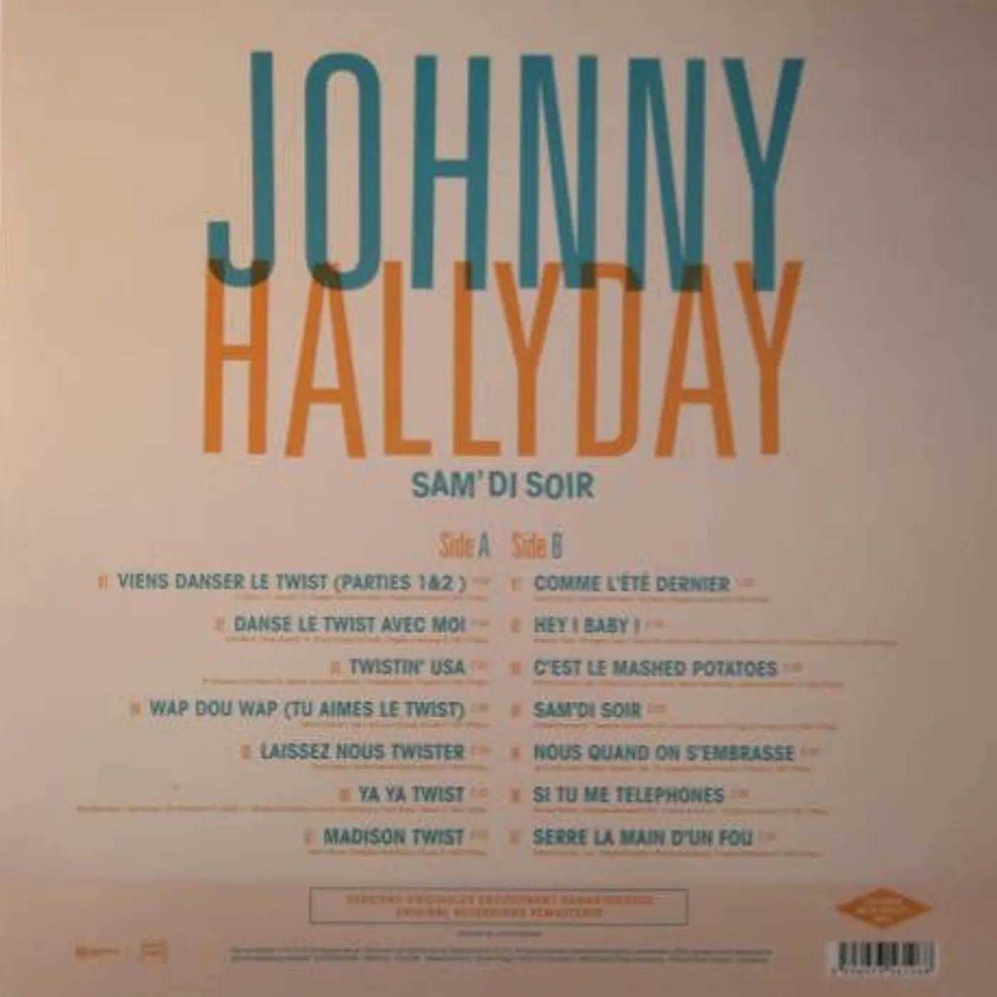 Johnny Hallyday / Sam'di Soir - LP (Vinyl)