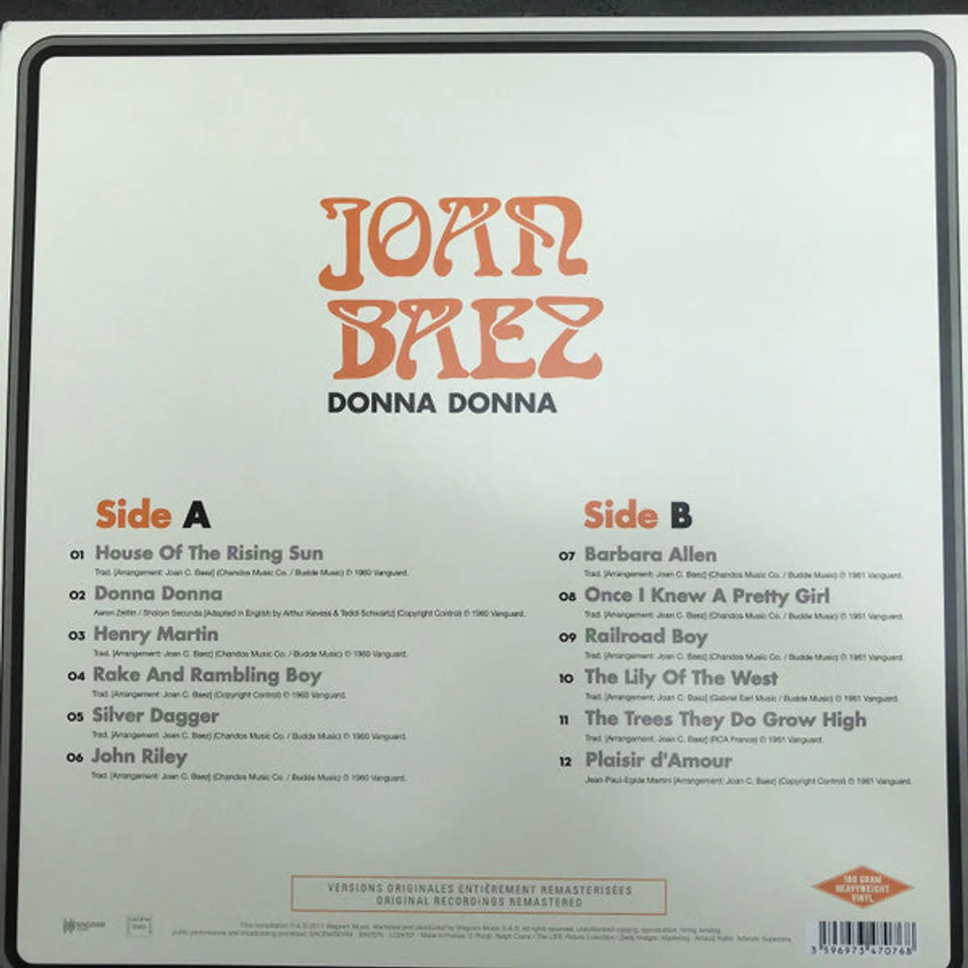Joan Baez / Donna Donna - LP (Vinyl)